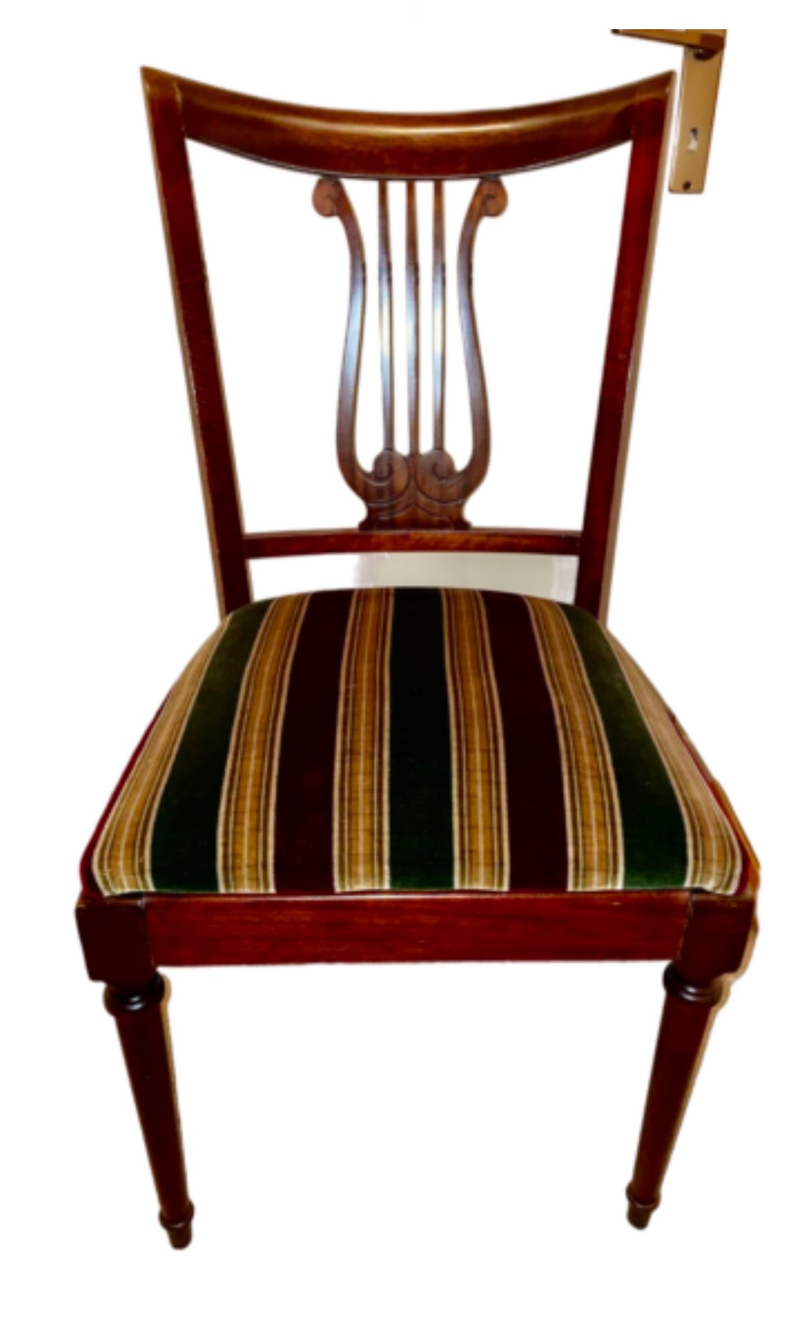 Lot de 5 chaises style Empire à fleur de lys – Image 2