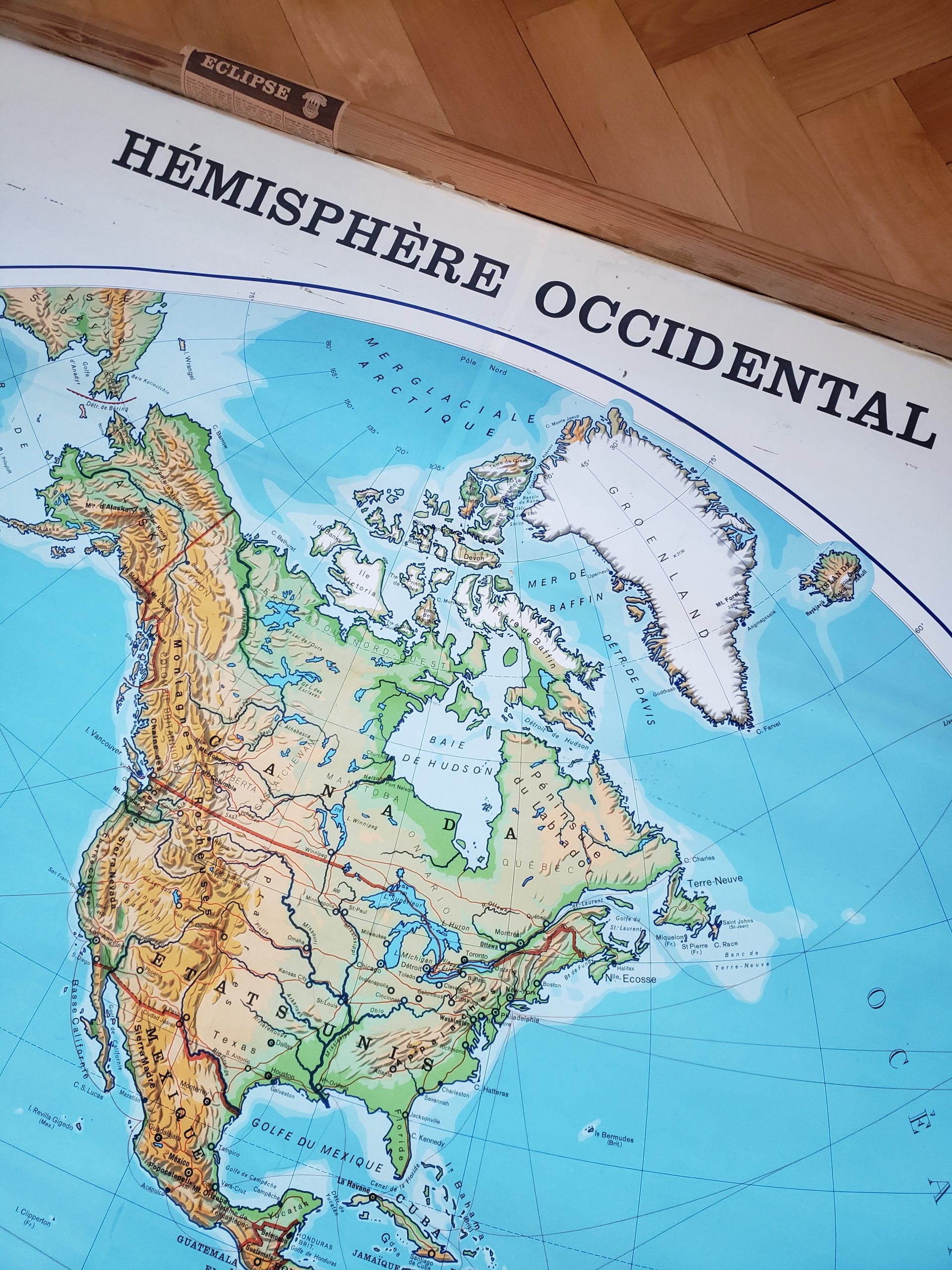 Carte Hémisphère Occidental – Image 6