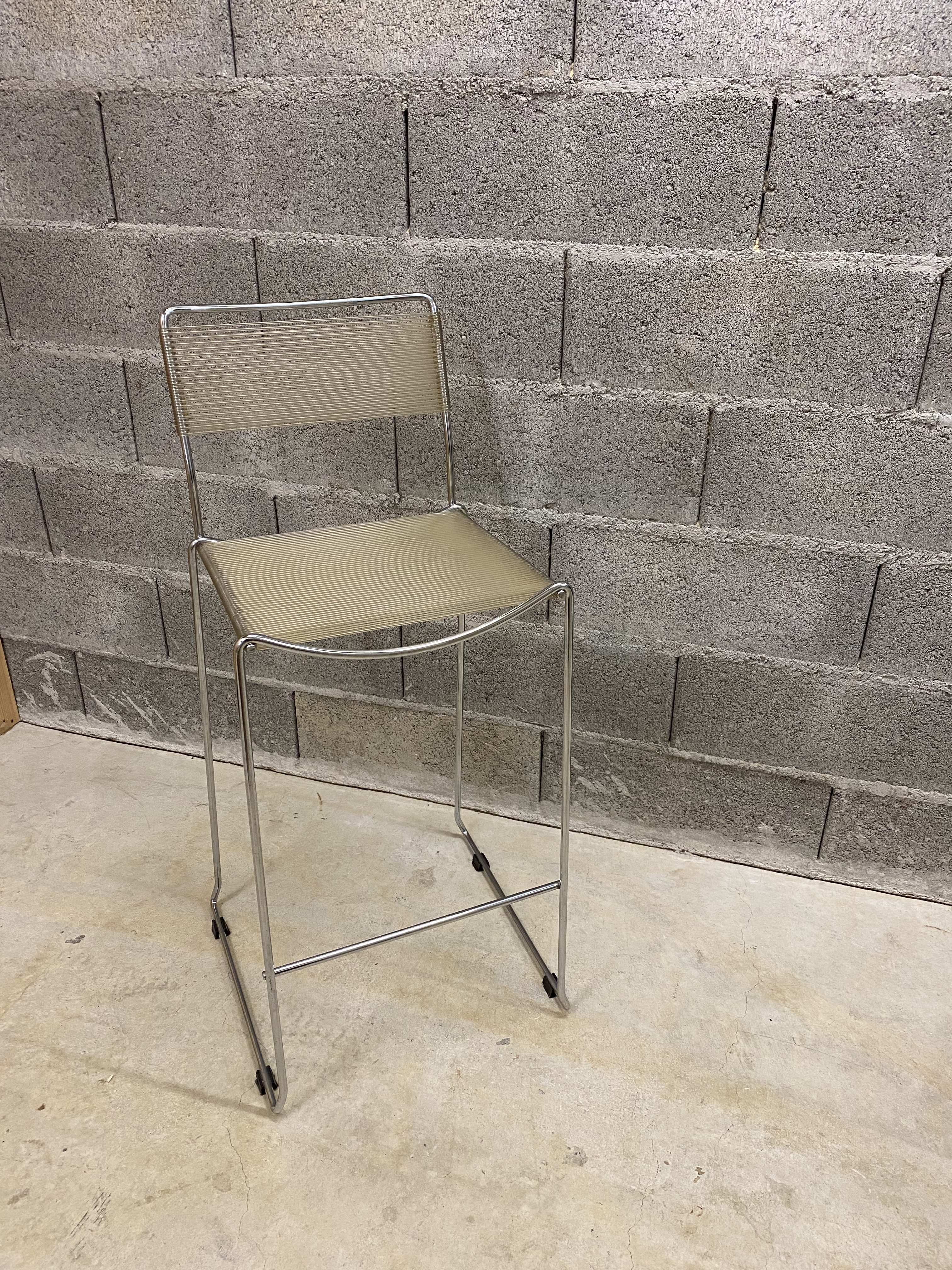 Tabouret de bar "spaghetti" de Giandomenico Belotti