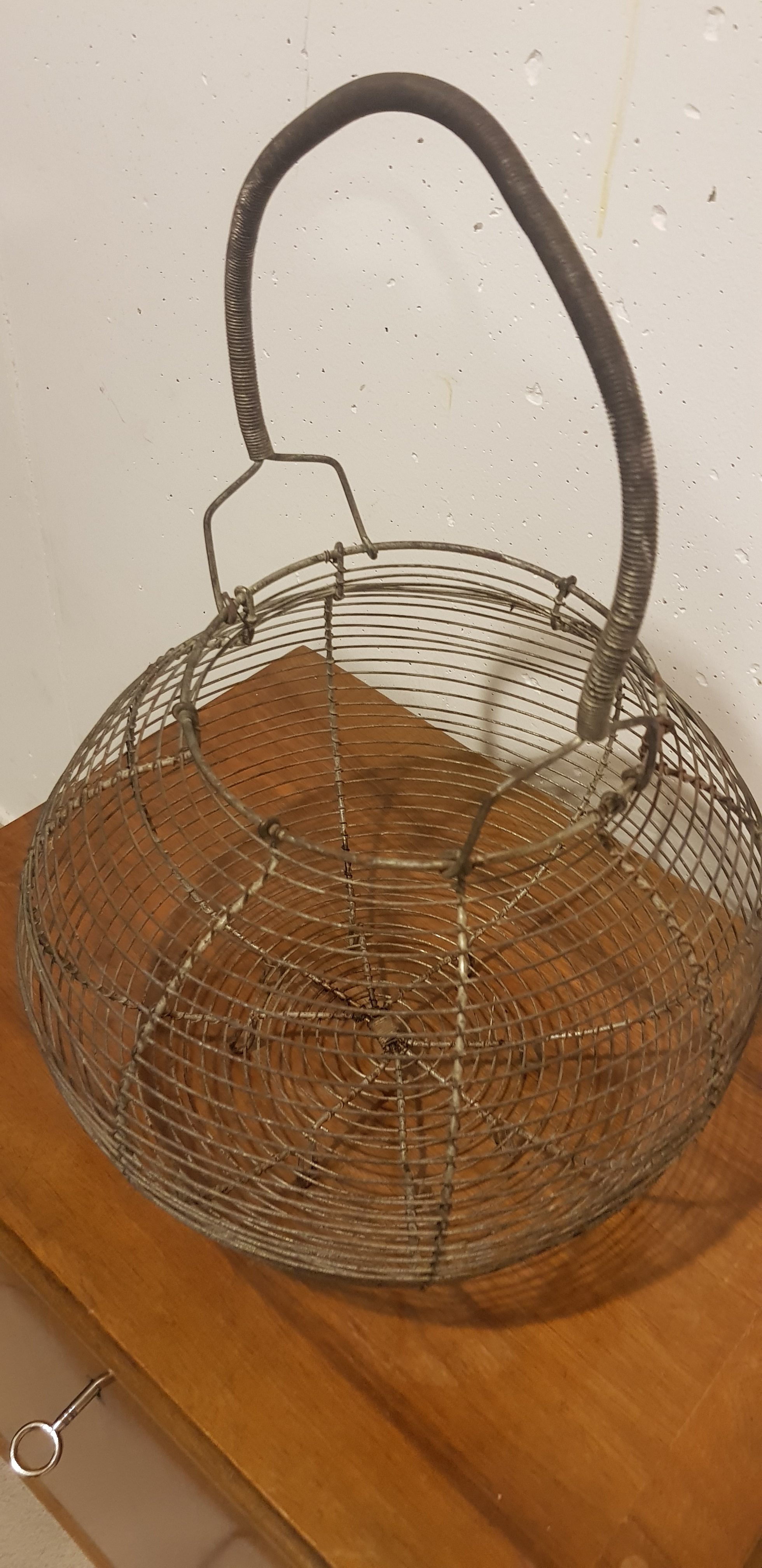 Grand panier en fil de fer – Bild 3