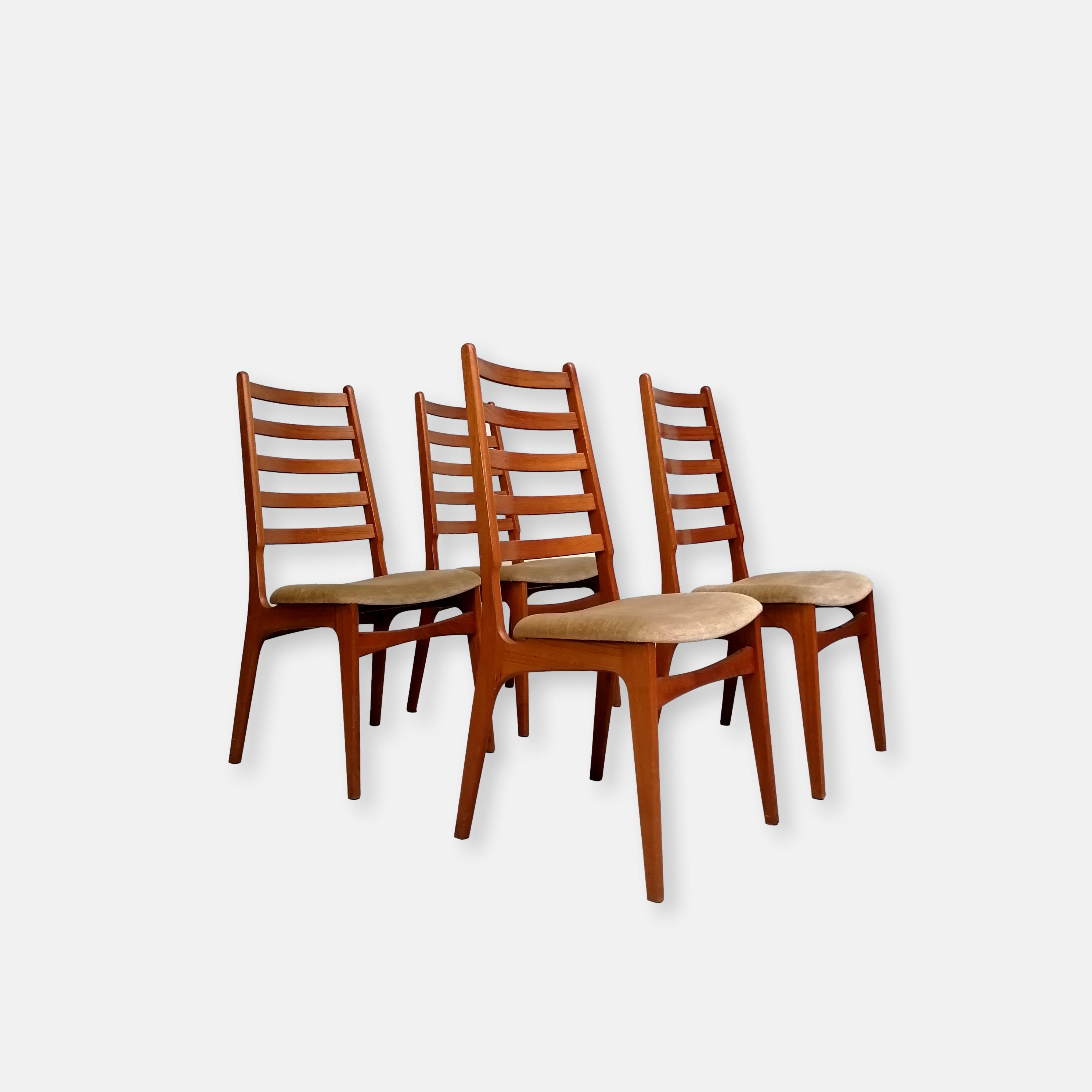 Set de 4 chaises vintage