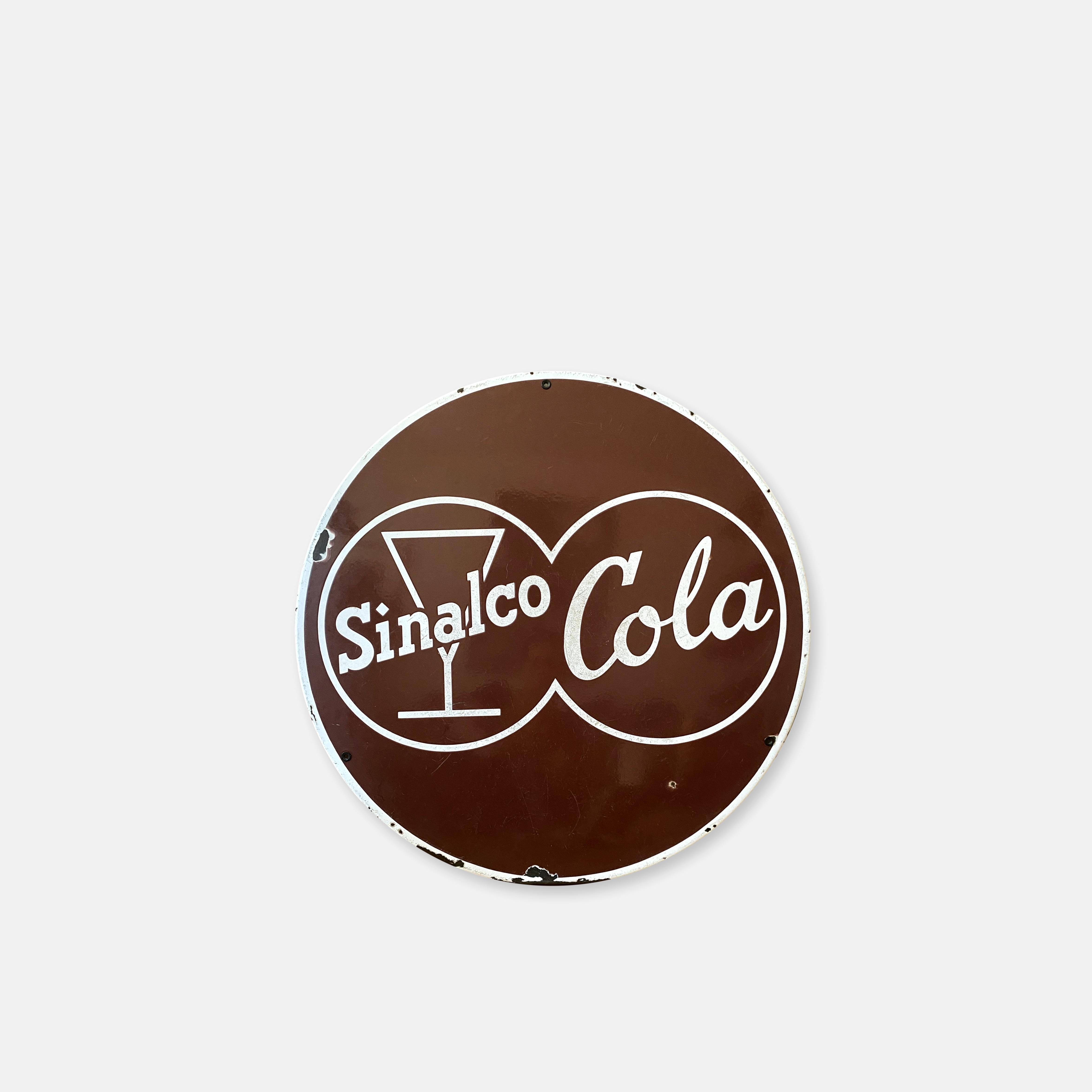 Plaque émaillée Sinalco Cola