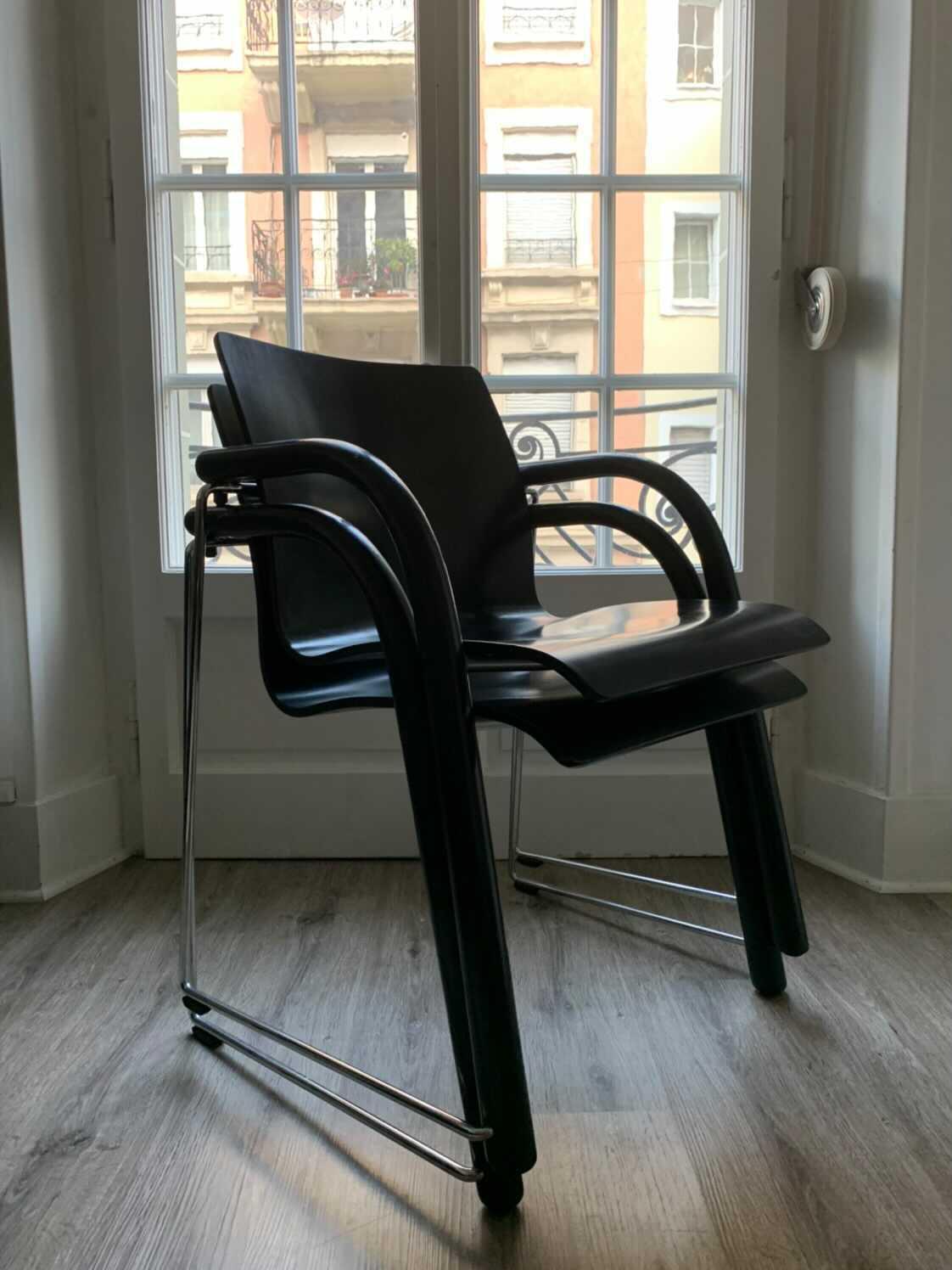 Lot de 4 fauteuils S320 pour Thonet – Bild 4