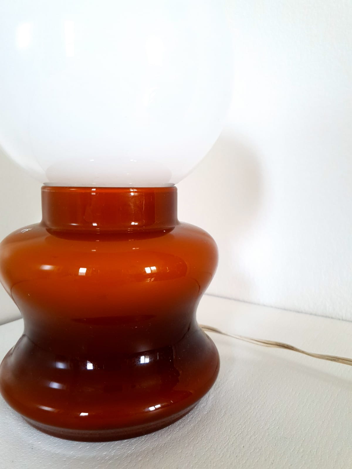 Lampe en verre 70s – Image 6