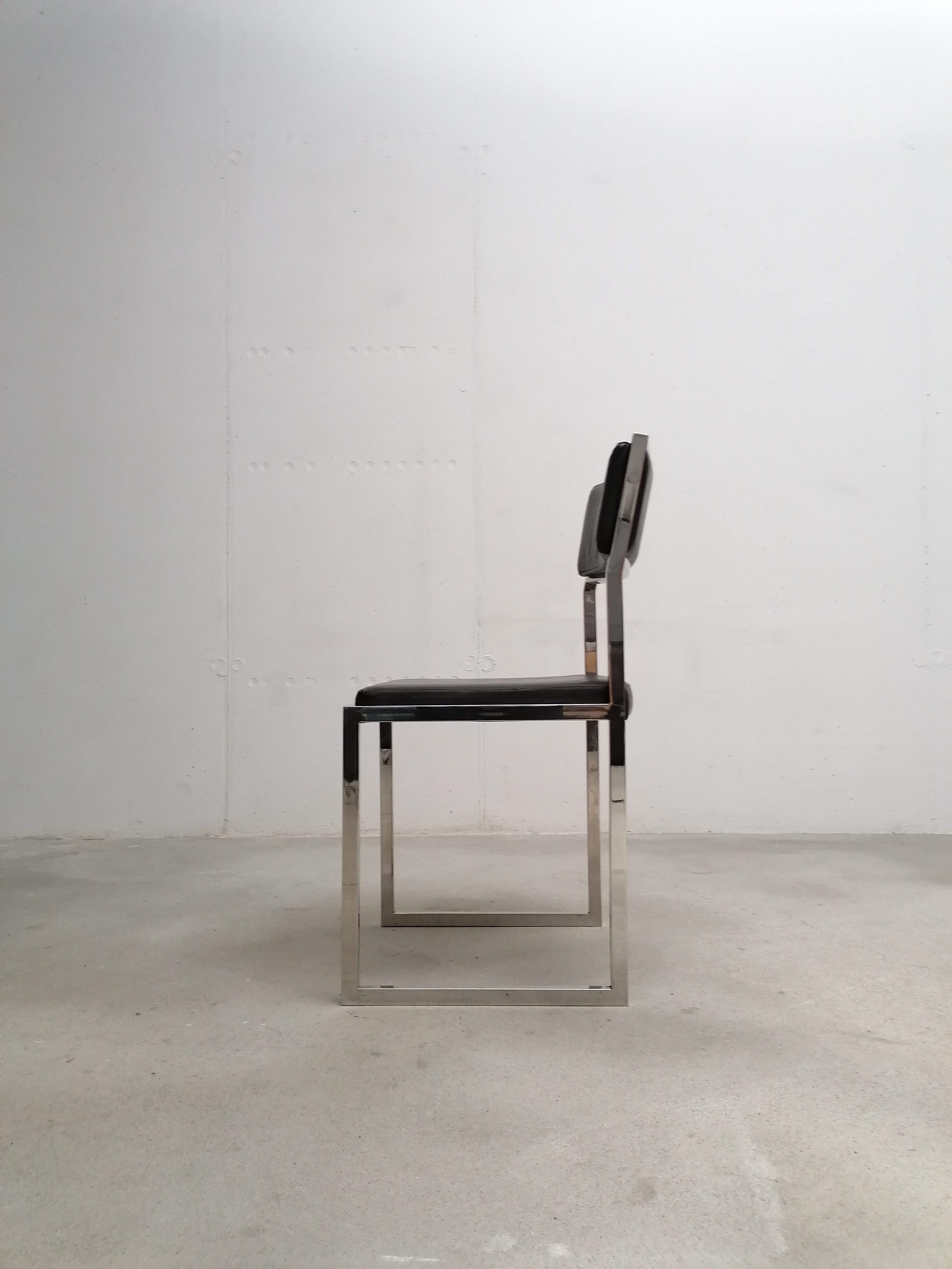 Chaise métal chromé – Image 6