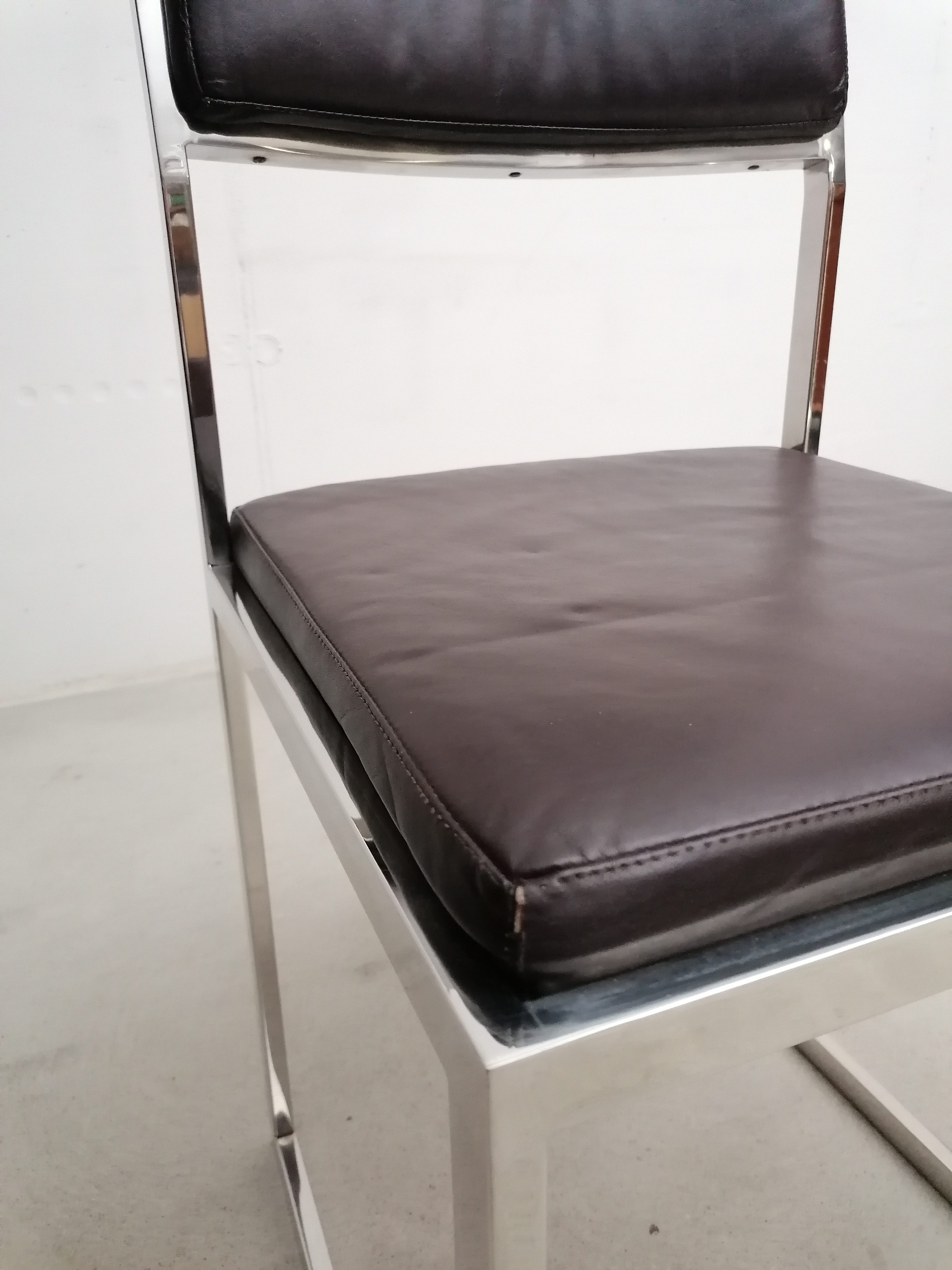 Chaise métal chromé – Image 9