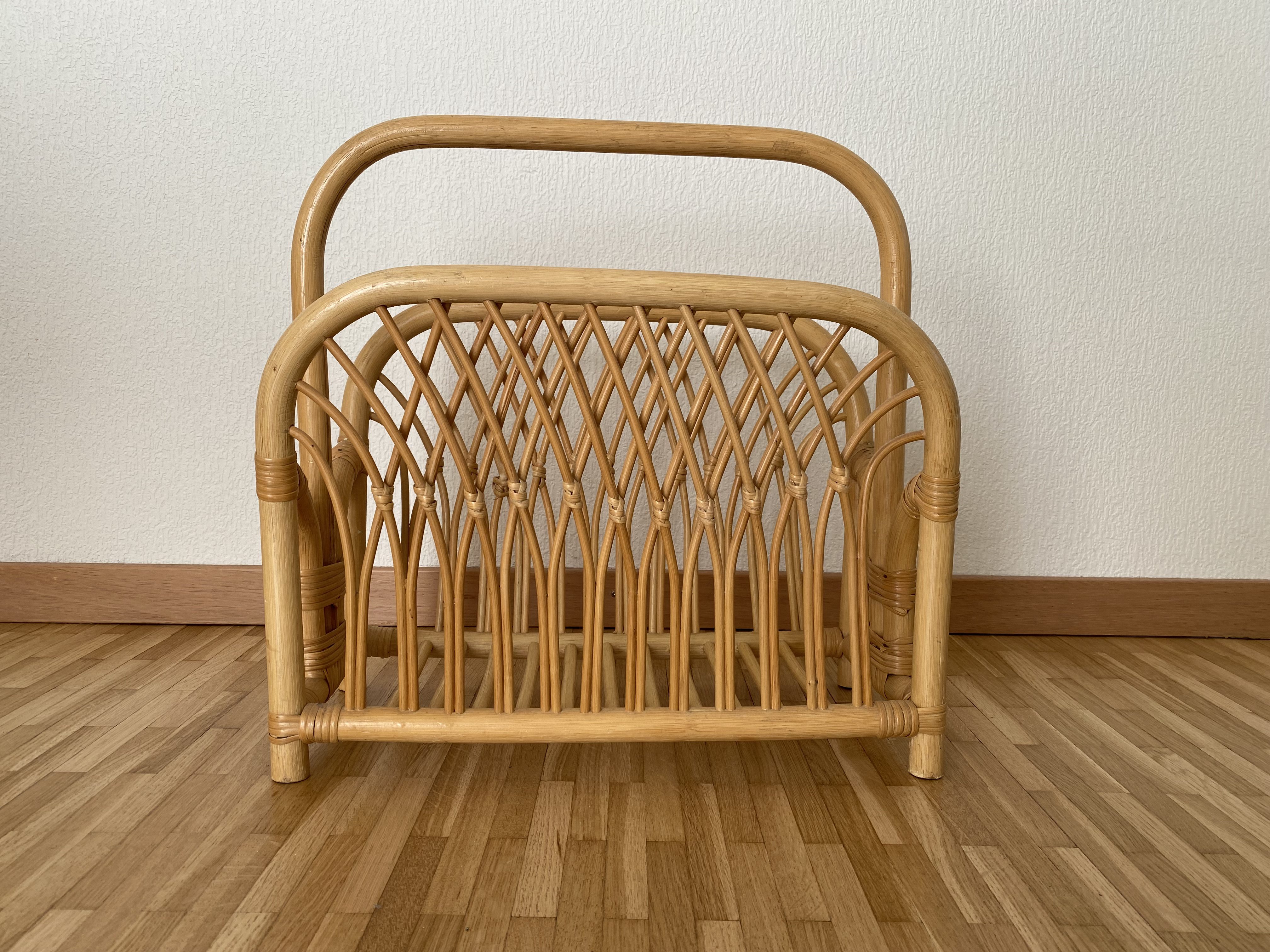 Porte-revues en bambou et rotin – Bild 3