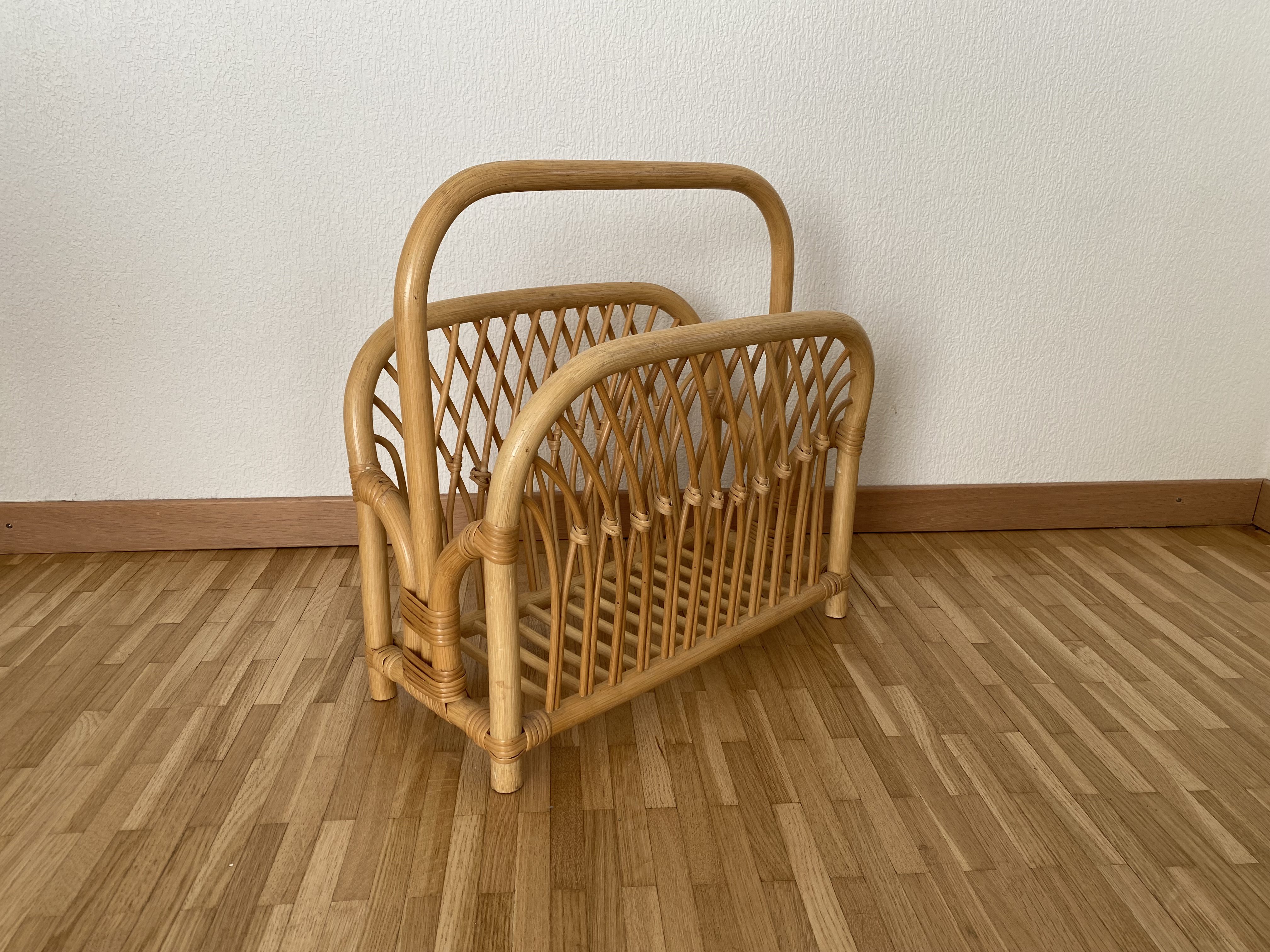 Porte-revues en bambou et rotin – Bild 2