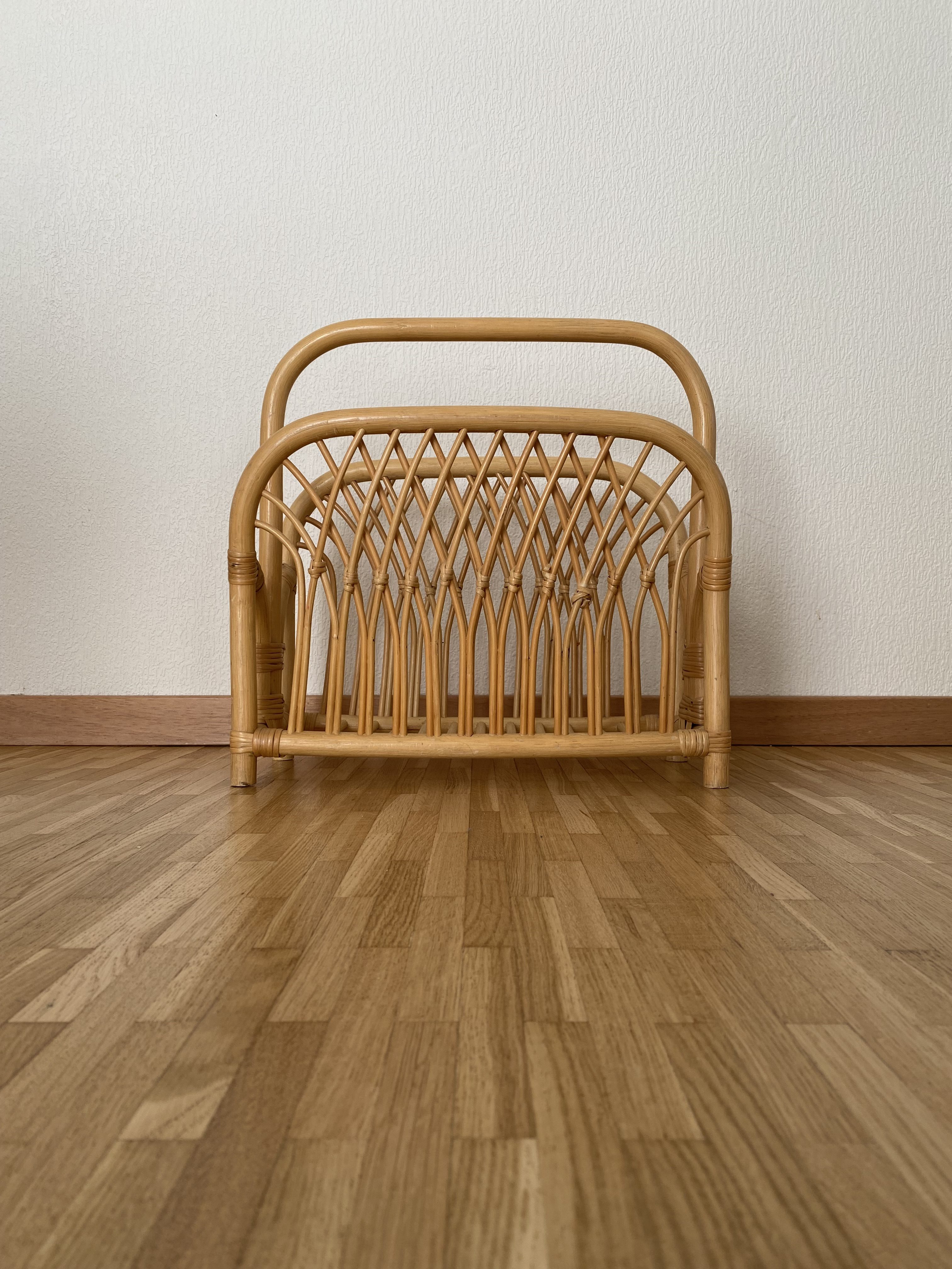 Porte-revues en bambou et rotin – Bild 6