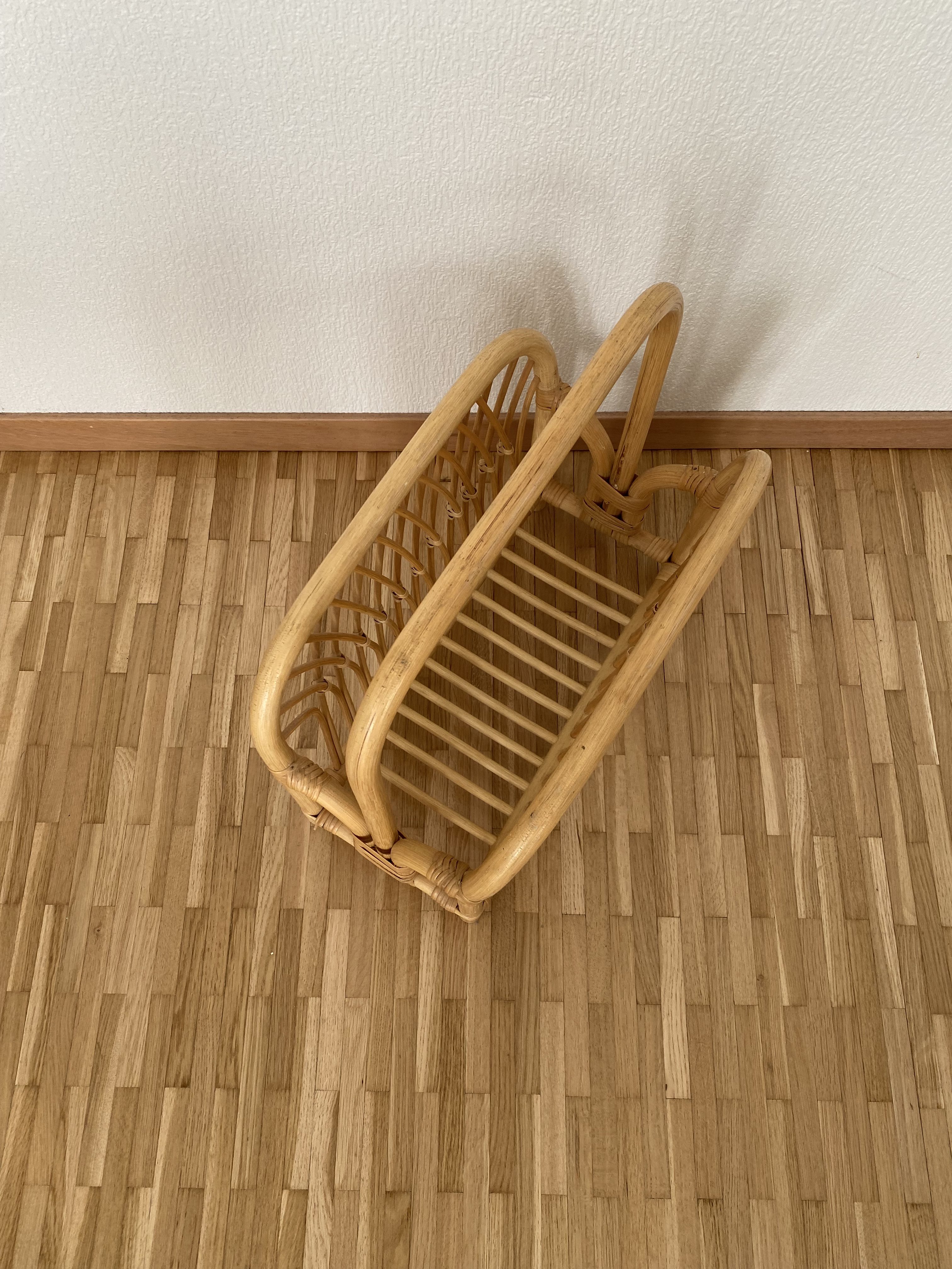 Porte-revues en bambou et rotin – Bild 8