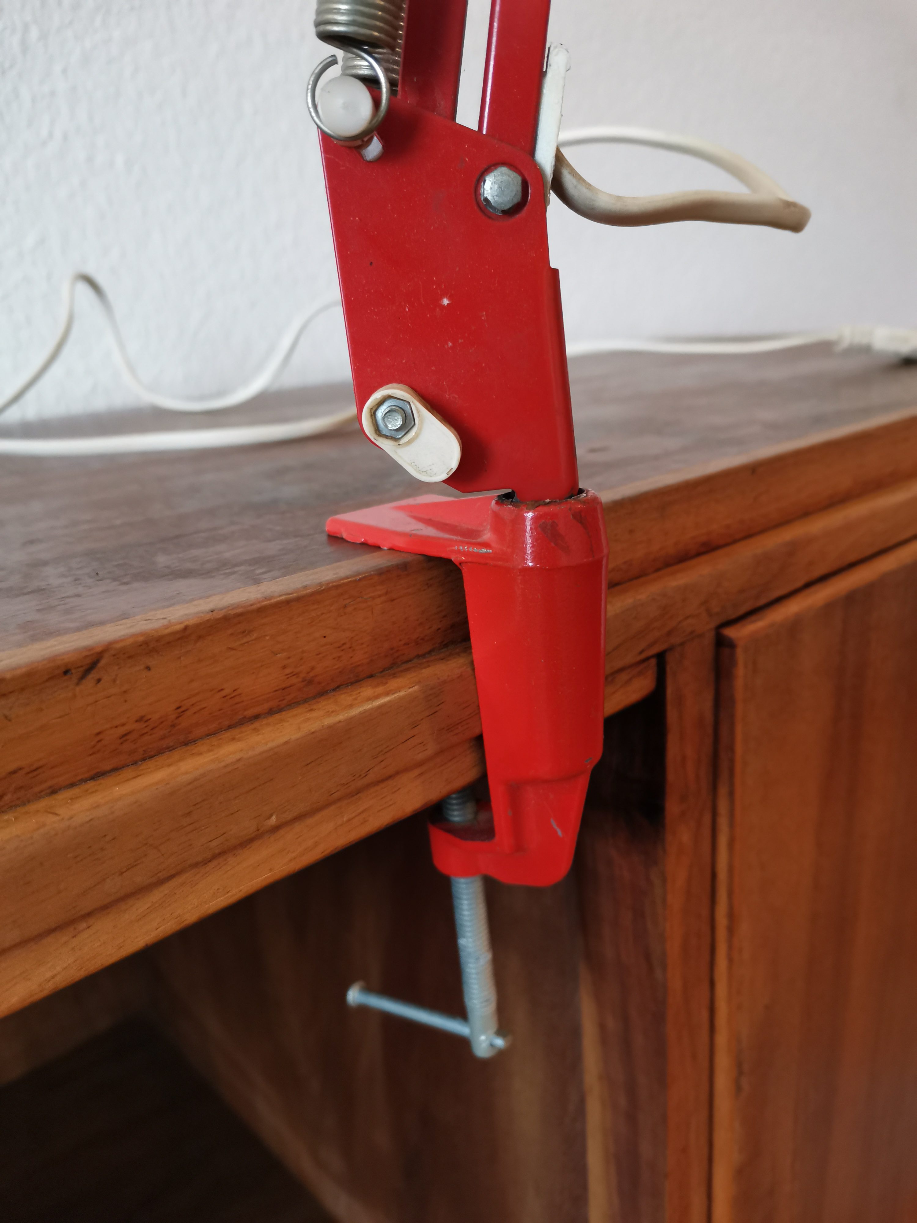 Lampe d'architecte orange – Image 3