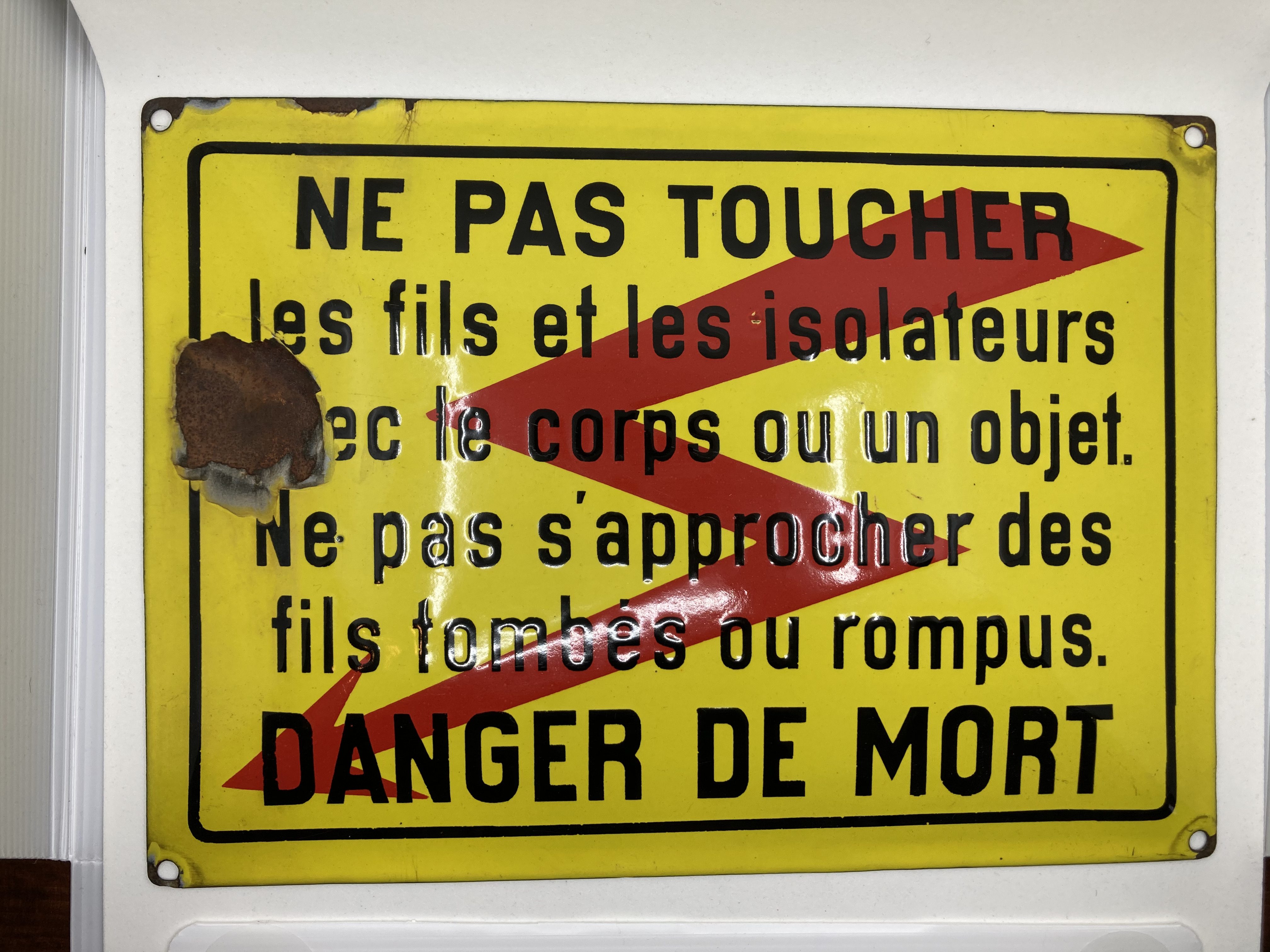 Plaque émaillée – Bild 2