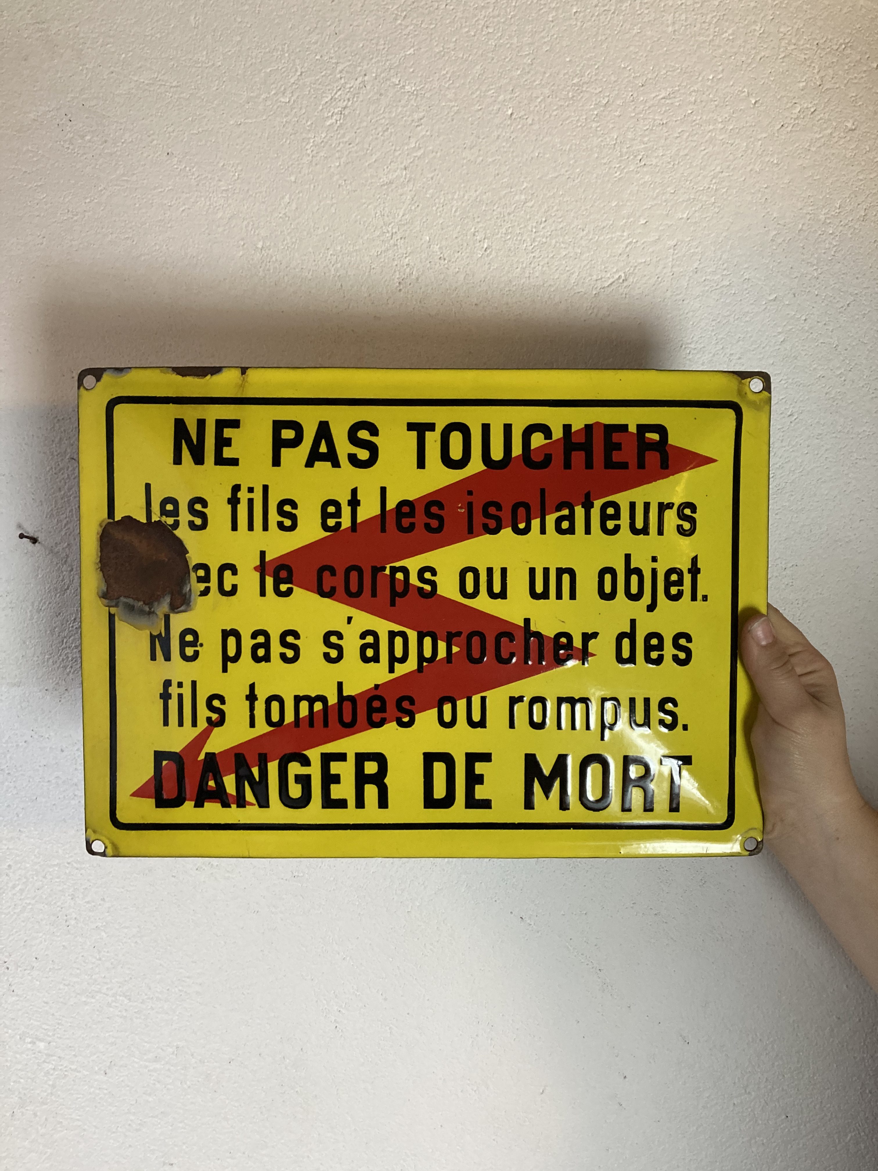 Plaque émaillée – Bild 3