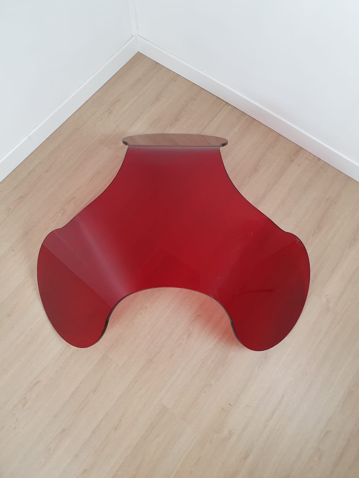 Table basse plexiglas rouge – Image 6