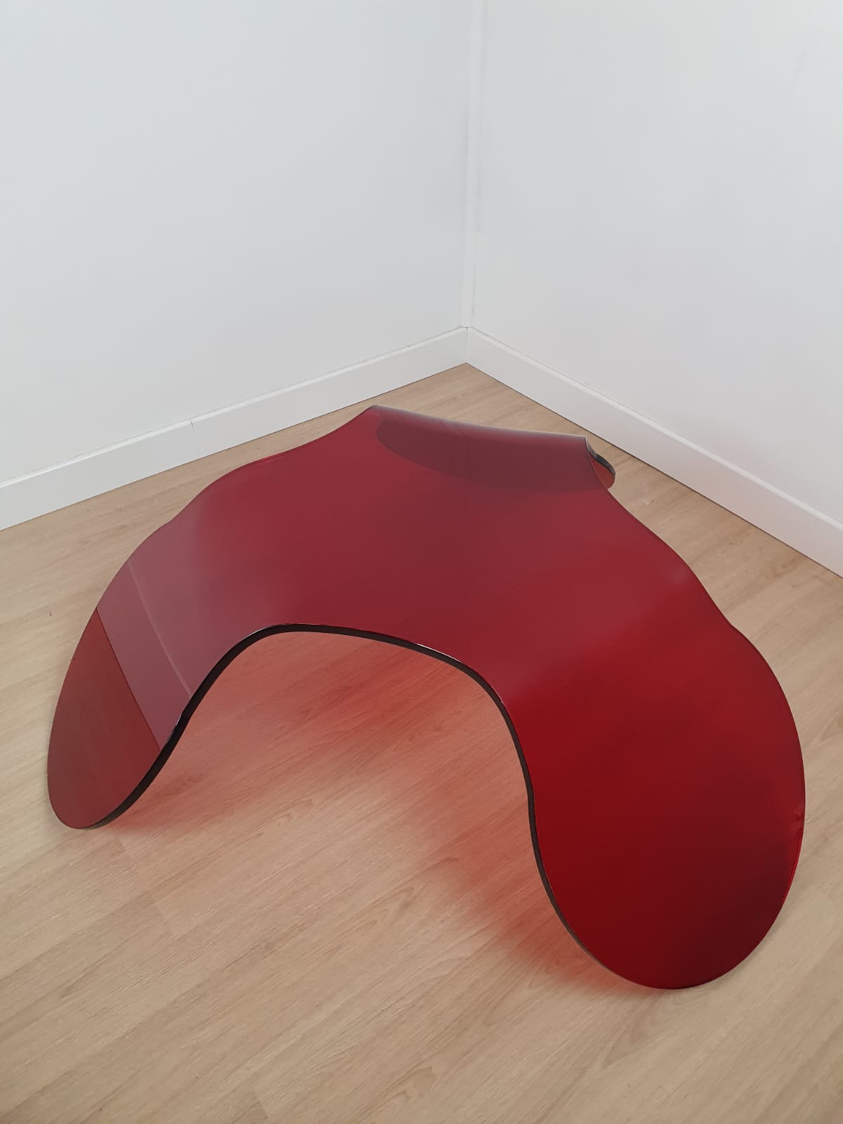Table basse plexiglas rouge – Image 2