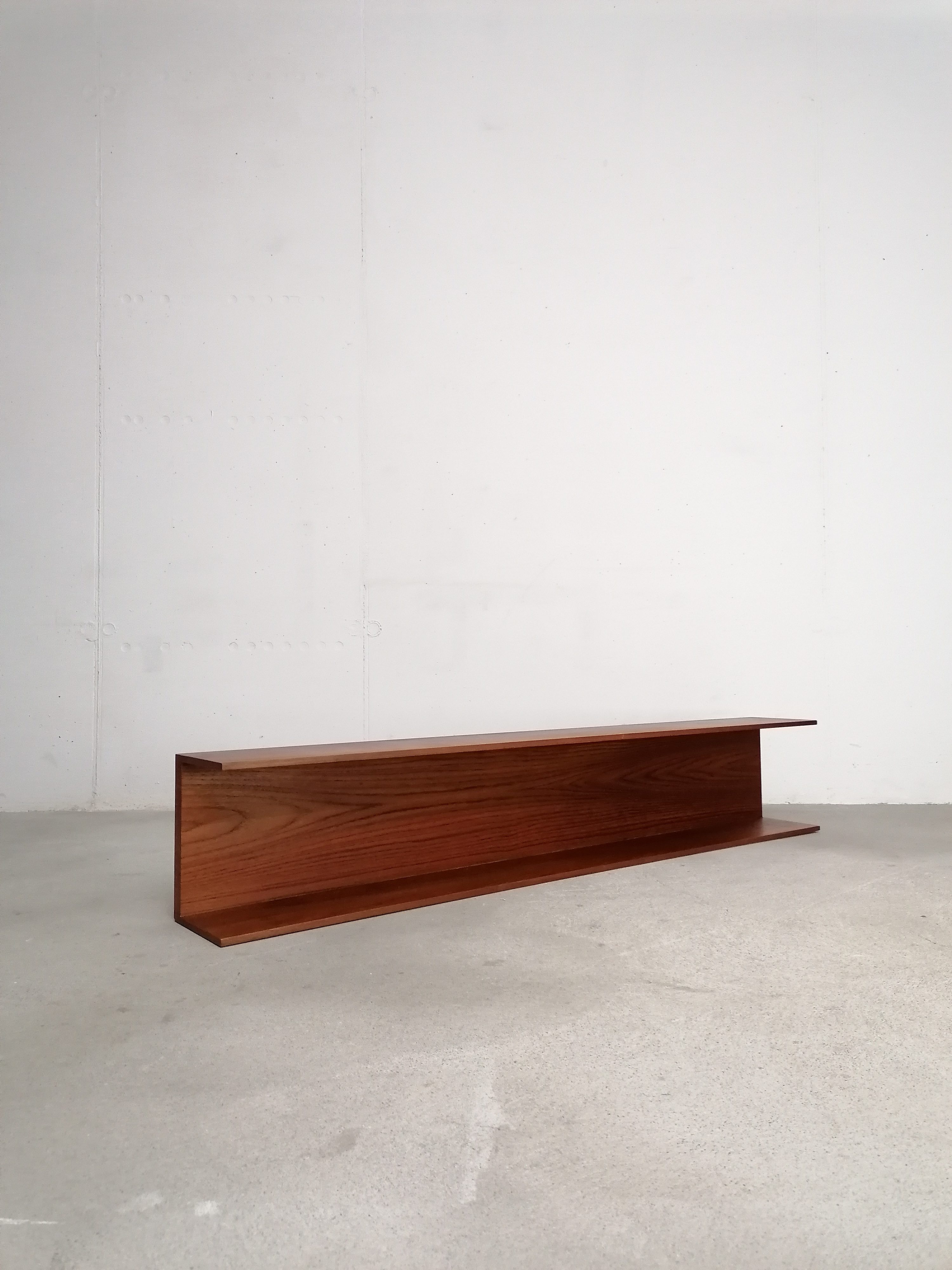 Étagère murale en teck par Walter Wirtz pour W. Renz – Image 2