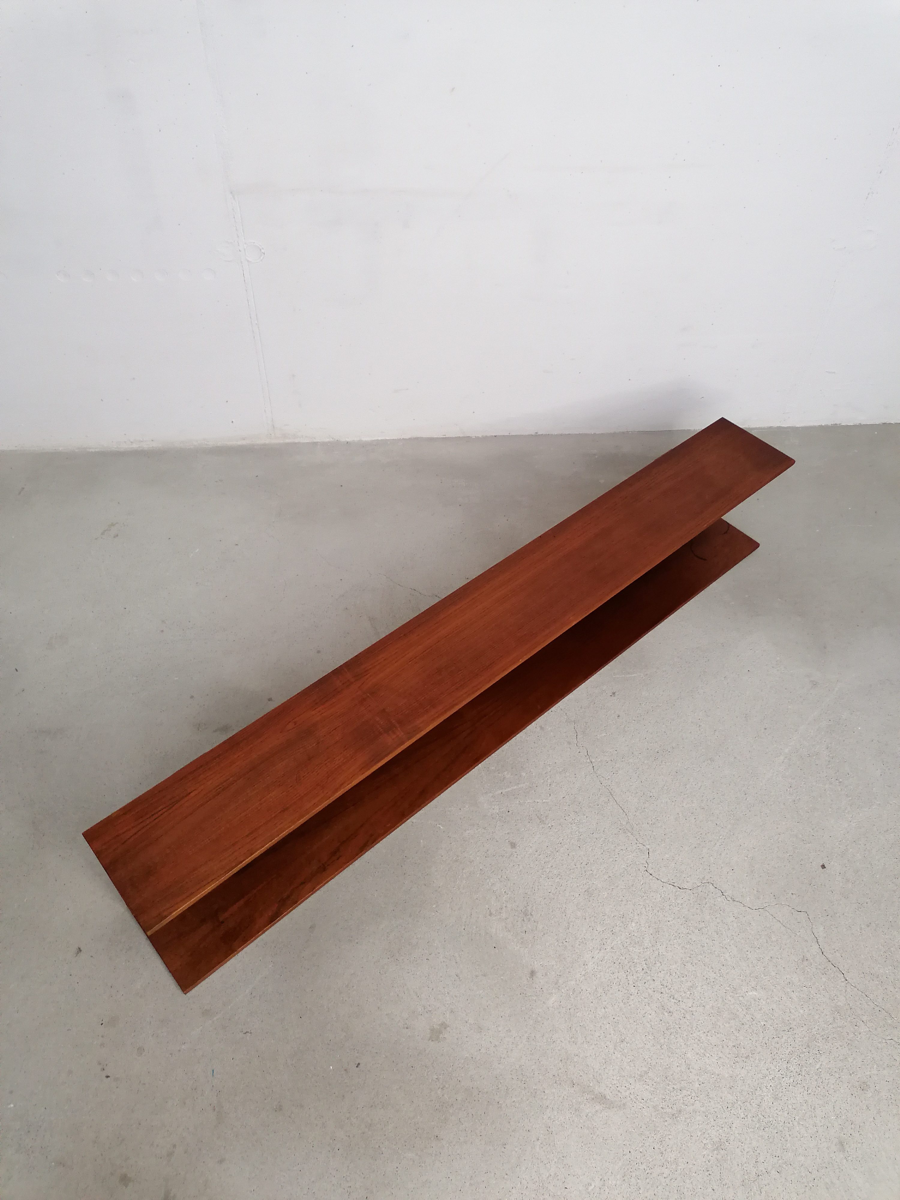 Étagère murale en teck par Walter Wirtz pour W. Renz – Image 4