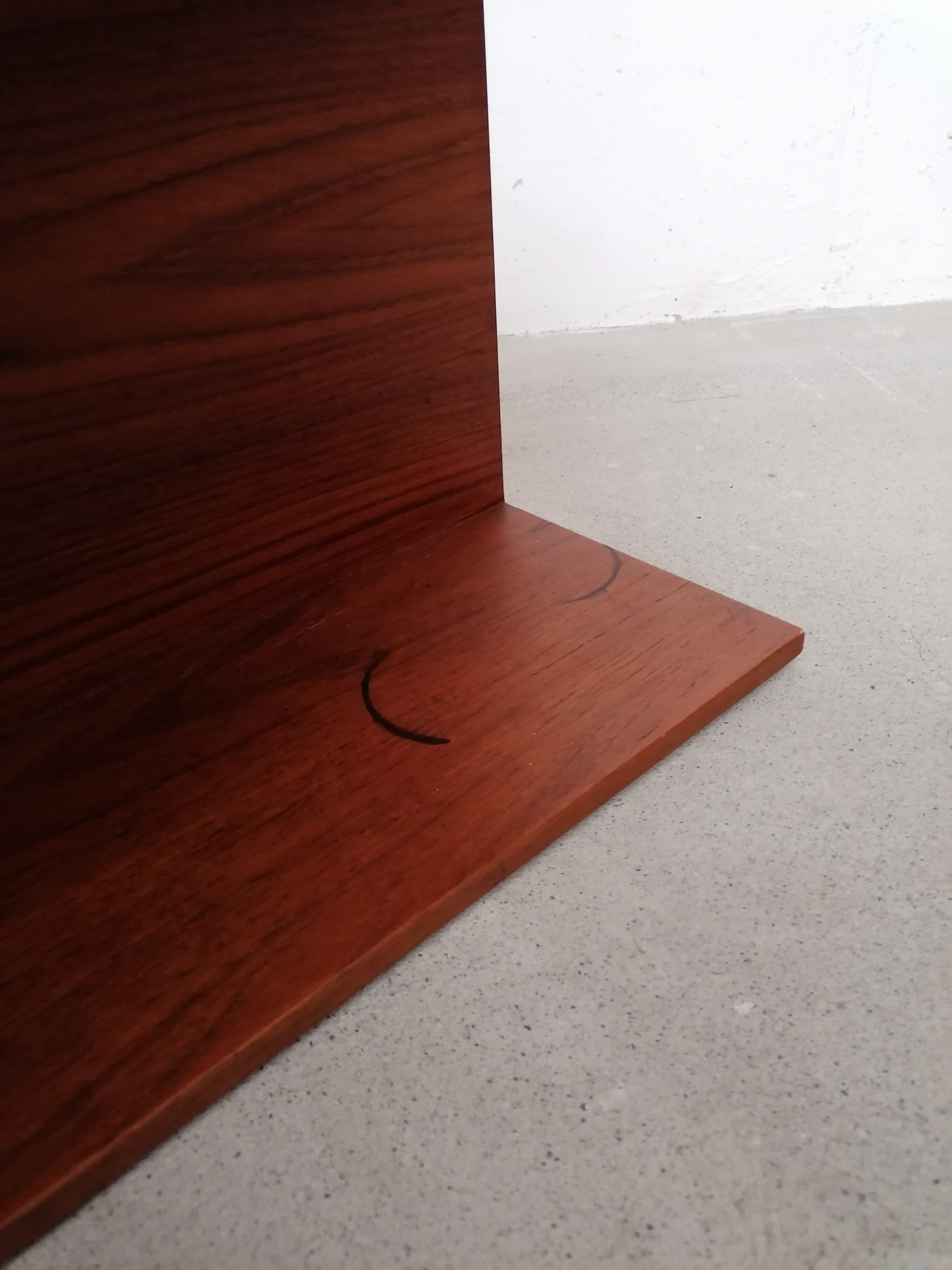 Étagère murale en teck par Walter Wirtz pour W. Renz – Image 6