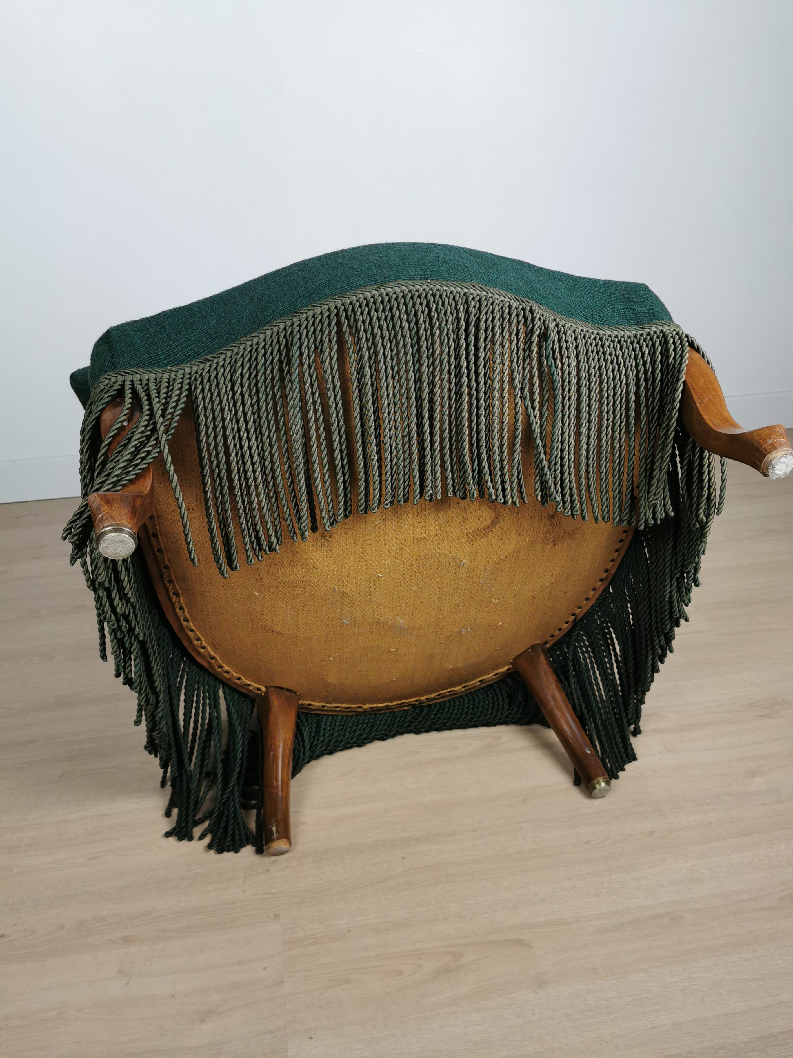 Ancien fauteuil crapaud vintage – Image 5