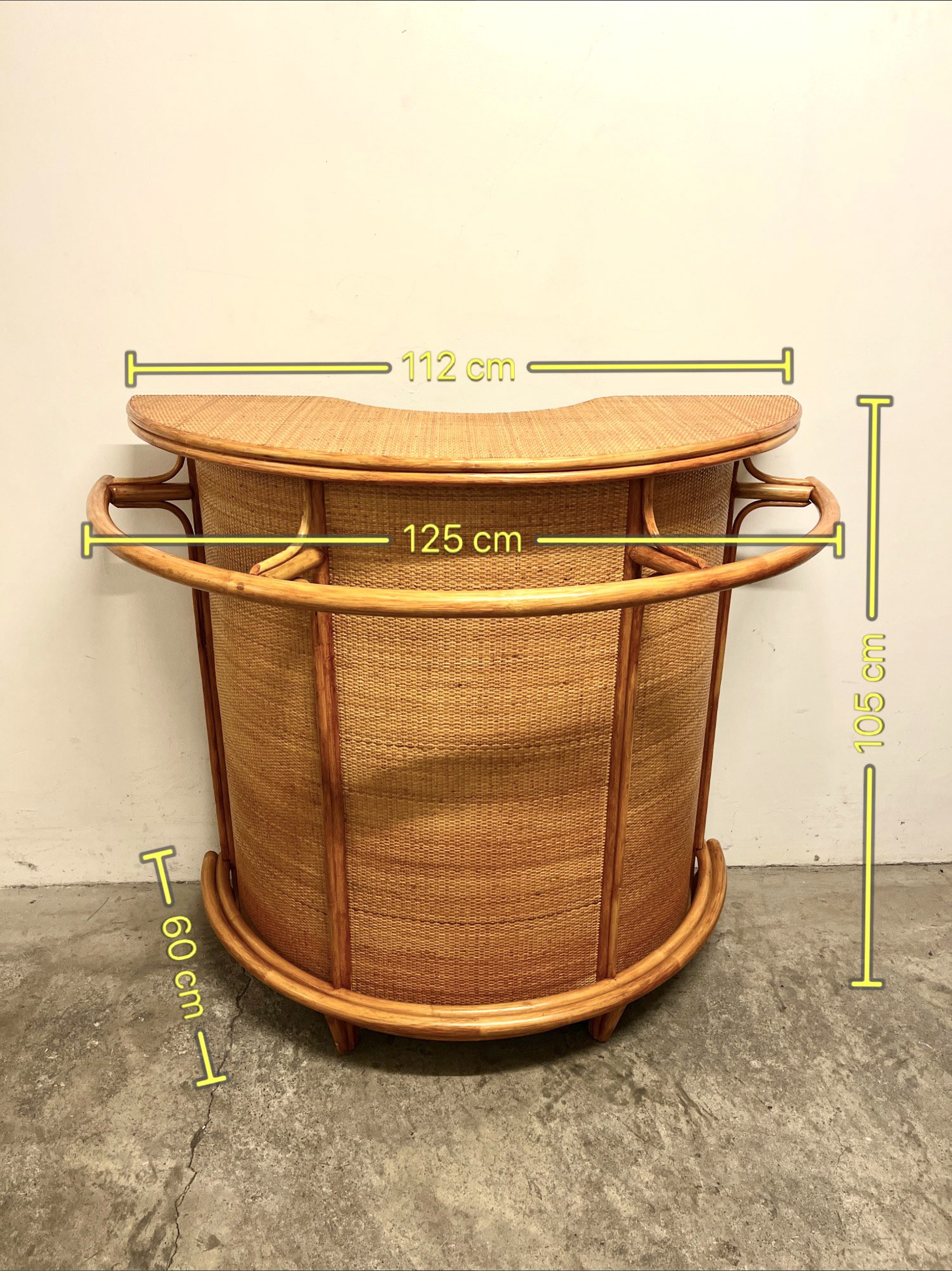 Bar en rotin vintage – Bild 10