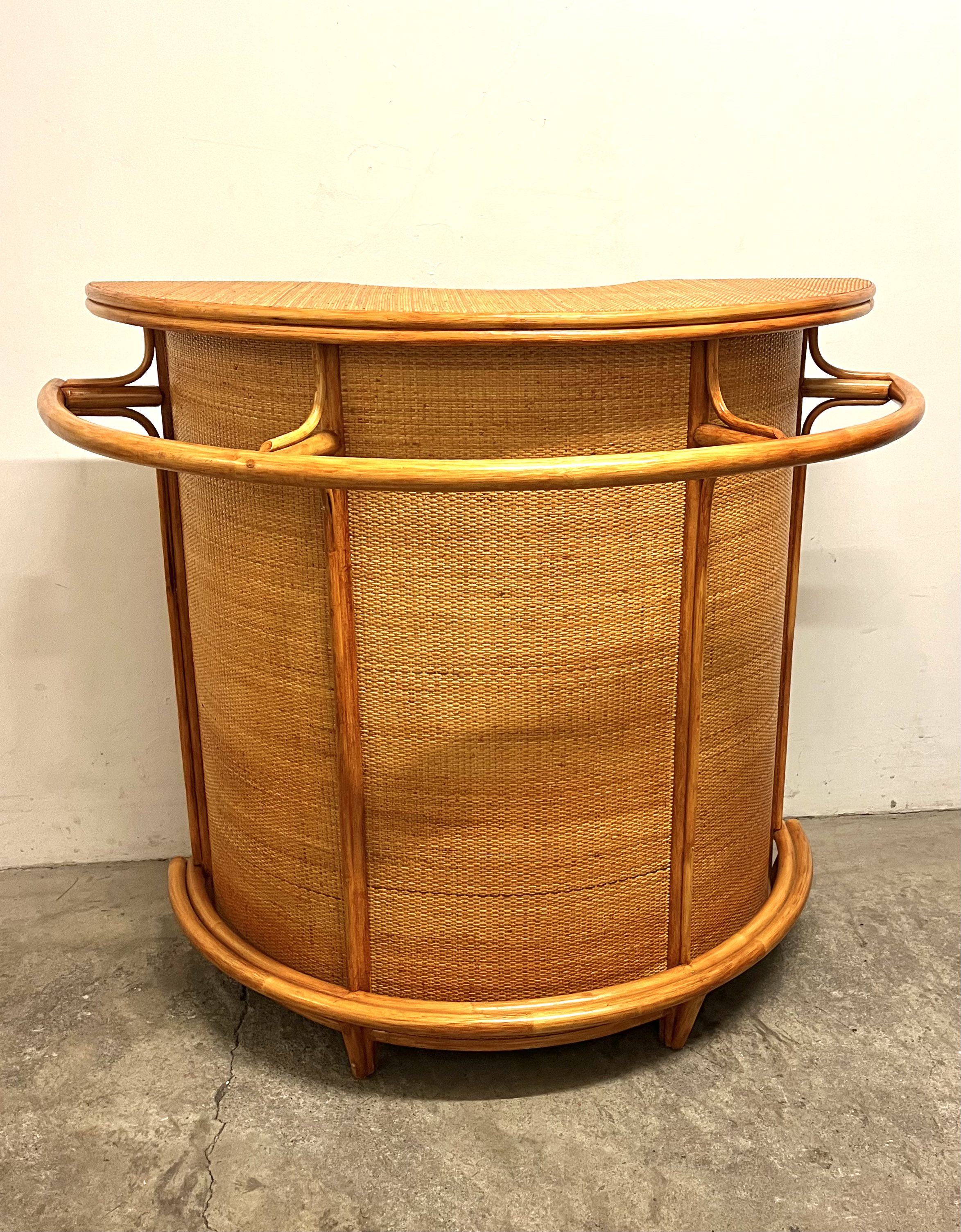 Bar en rotin vintage – Bild 3