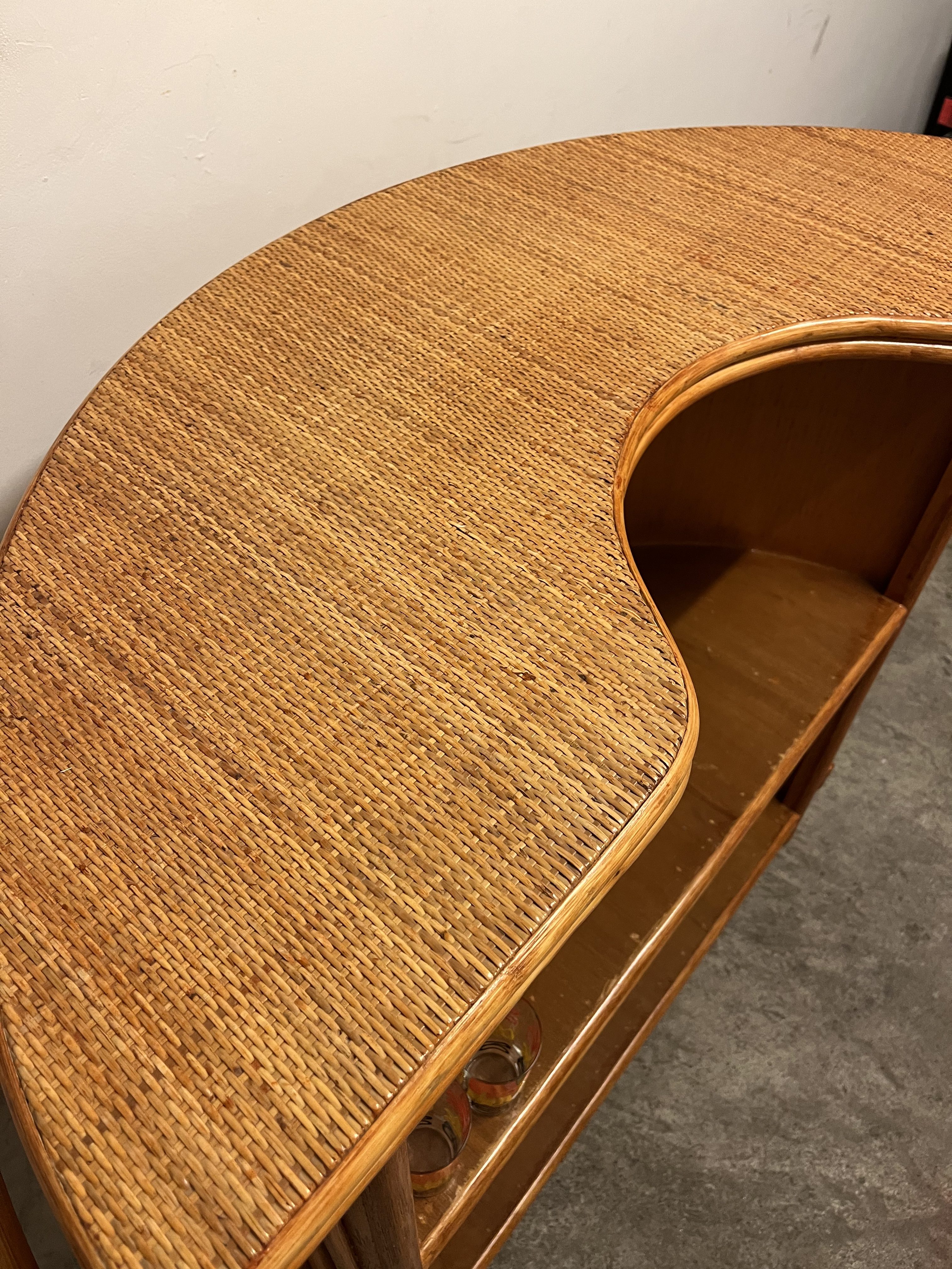 Bar en rotin vintage – Bild 9