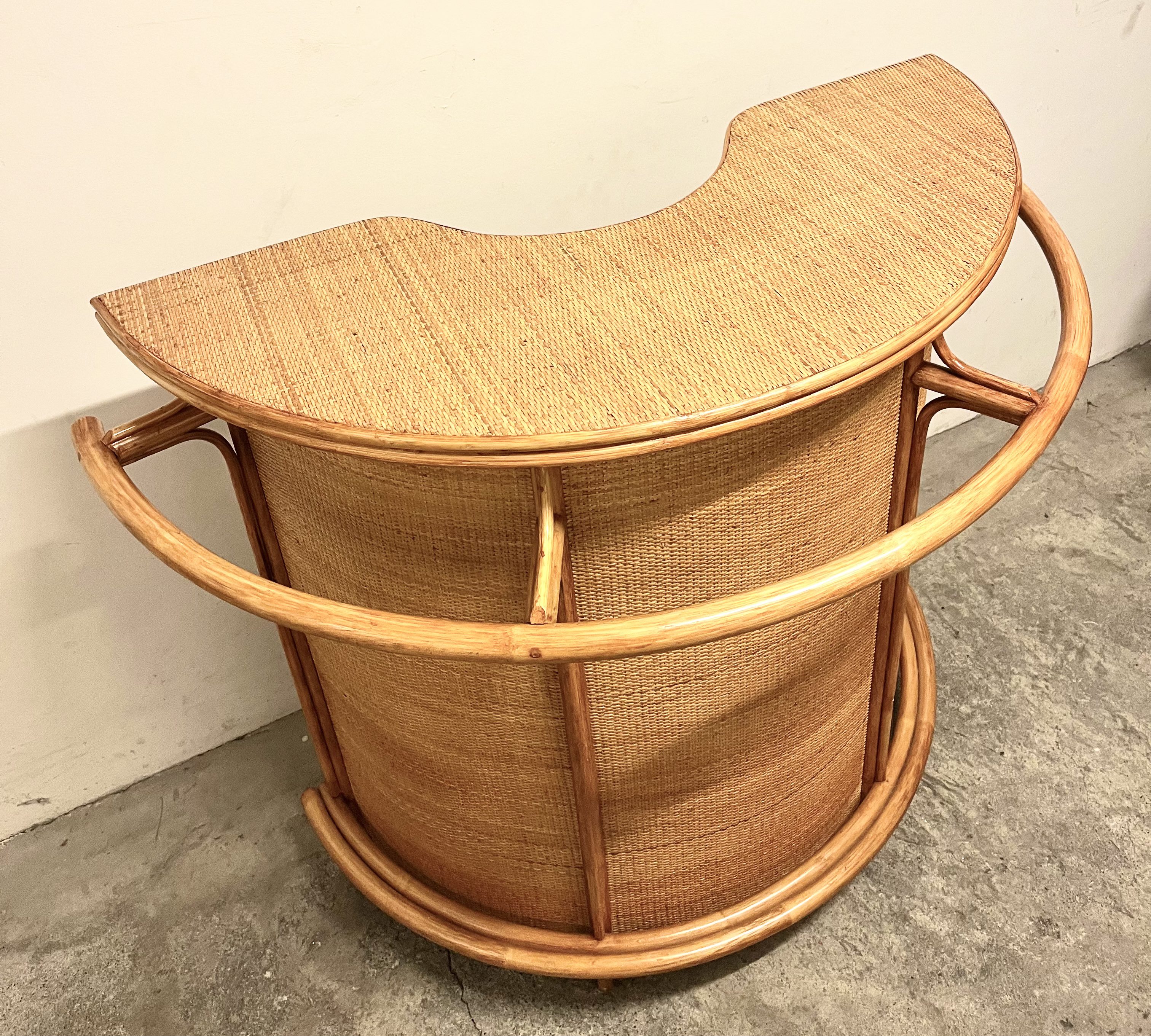 Bar en rotin vintage – Bild 5