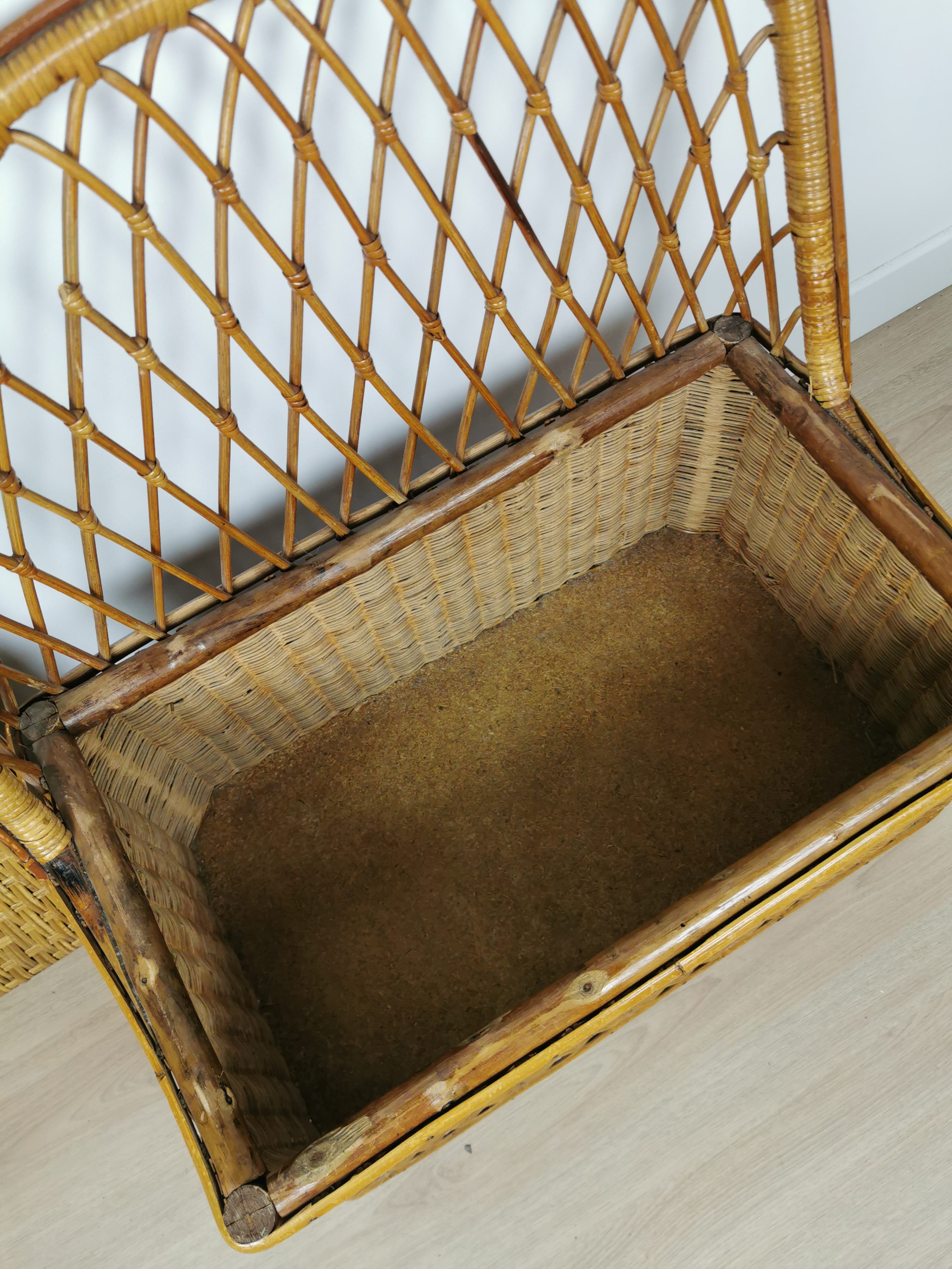 Banc coffre en rotin pour enfant – Image 7