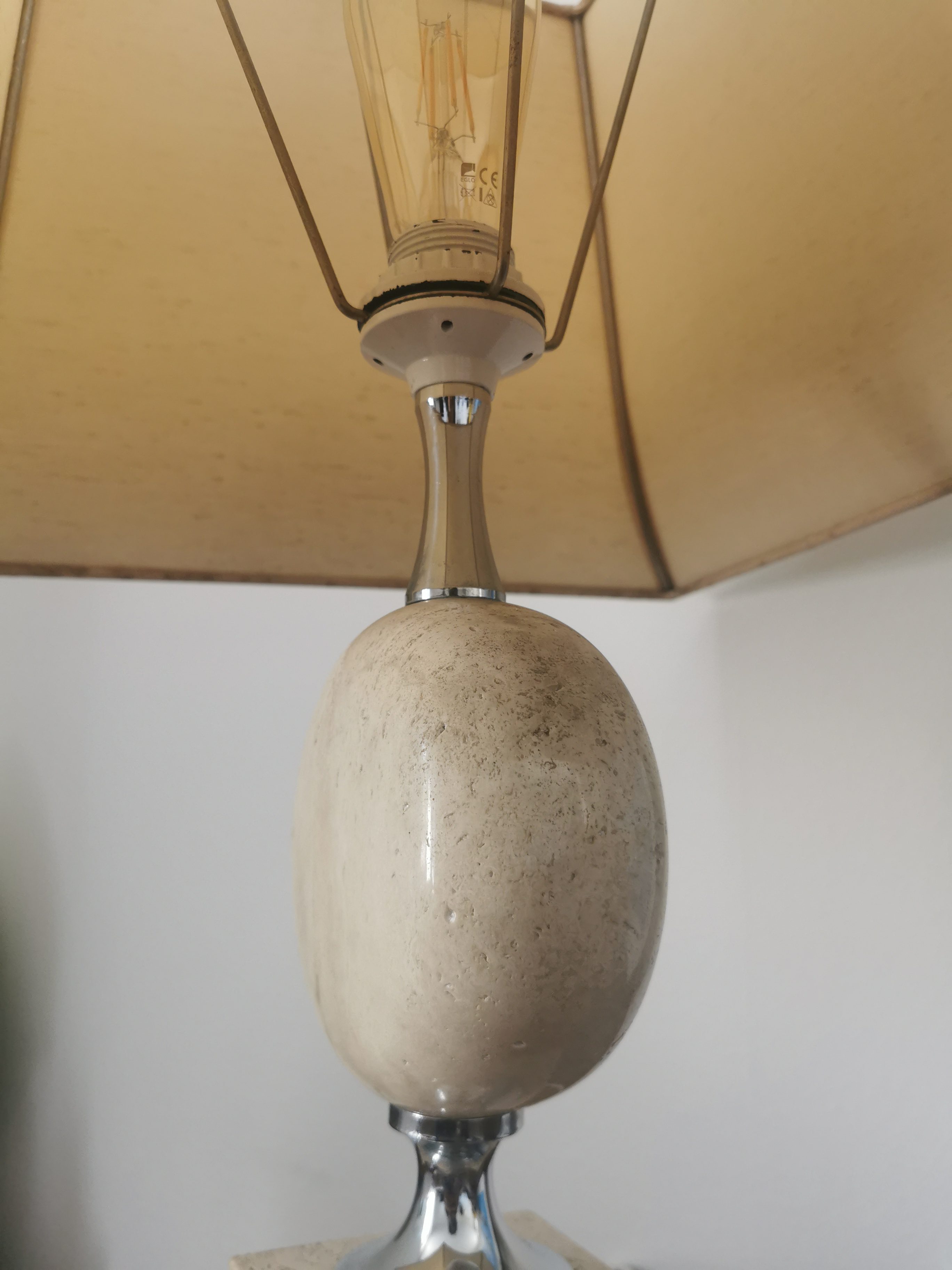 Lampe Philippe Barbier en travertin 70s – Image 8