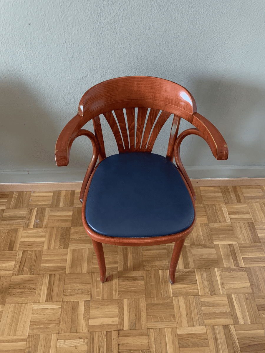Lot de 5 chaises bistrot à palmette – Image 4