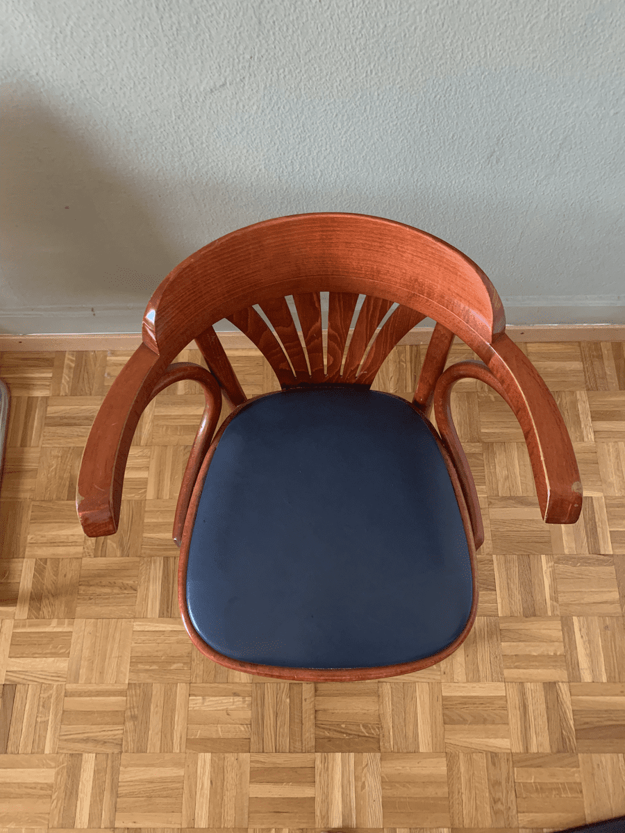 Lot de 5 chaises bistrot à palmette – Image 7