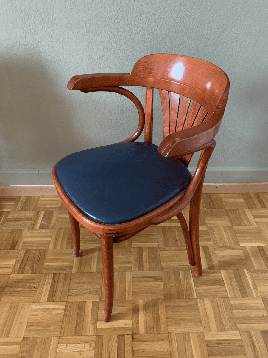 Lot de 5 chaises bistrot à palmette – Image 5