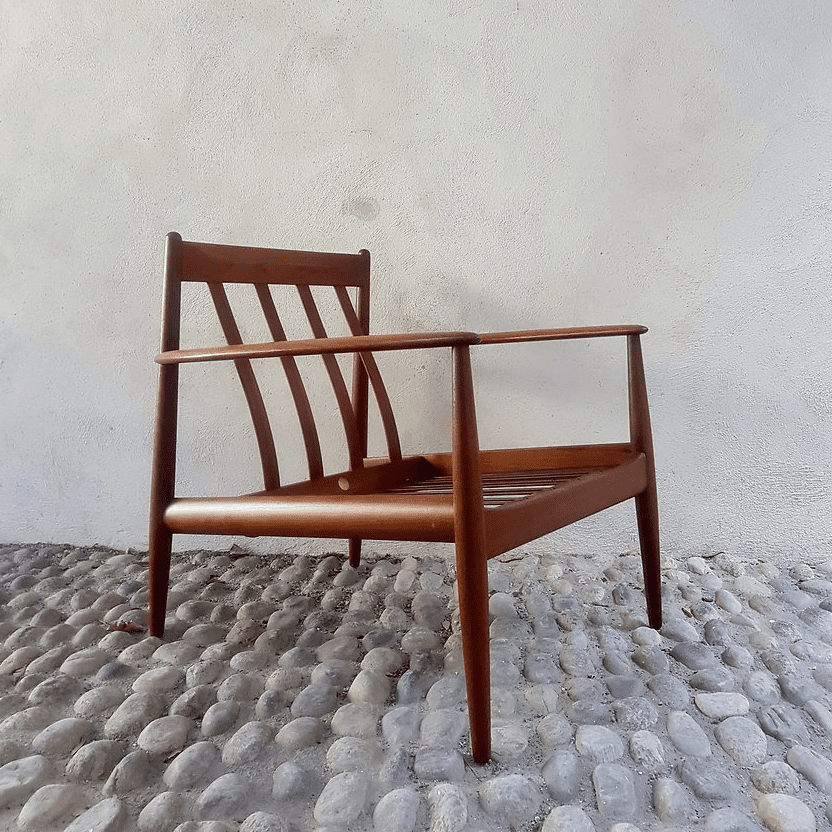 Paire de fauteuils Grete Jalk pour France & Daverkosen – Image 6