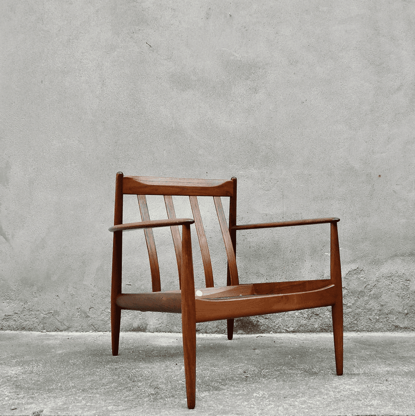 Paire de fauteuils Grete Jalk pour France & Daverkosen – Image 7