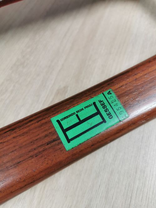 Lot de 6 chaises Gessef en palissandre – Image 12