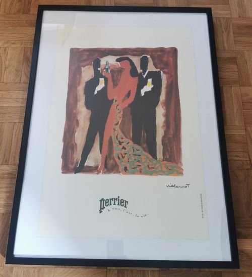 Affiche Perrier de Bernard Villemot – Bild 2