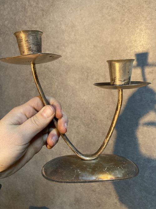 Paire de chandeliers vintage – Bild 6