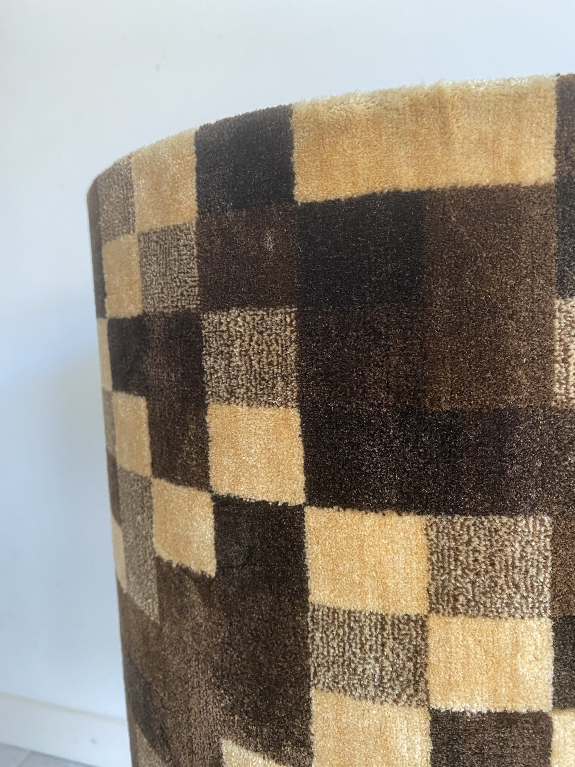 Lampadaire vintage en velours 70's – Image 5