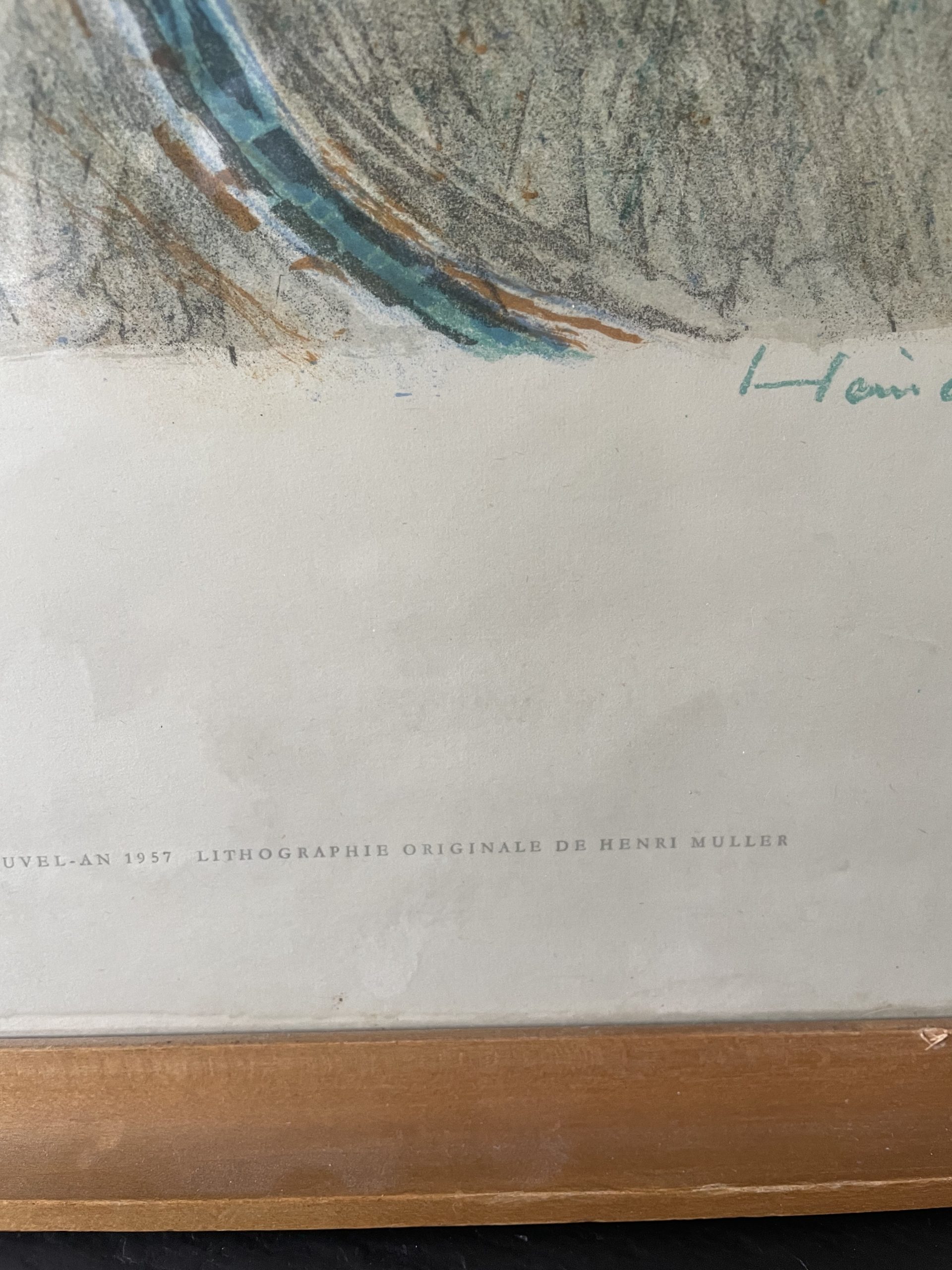 Lithographie Henri Muller, le lézard – Image 10