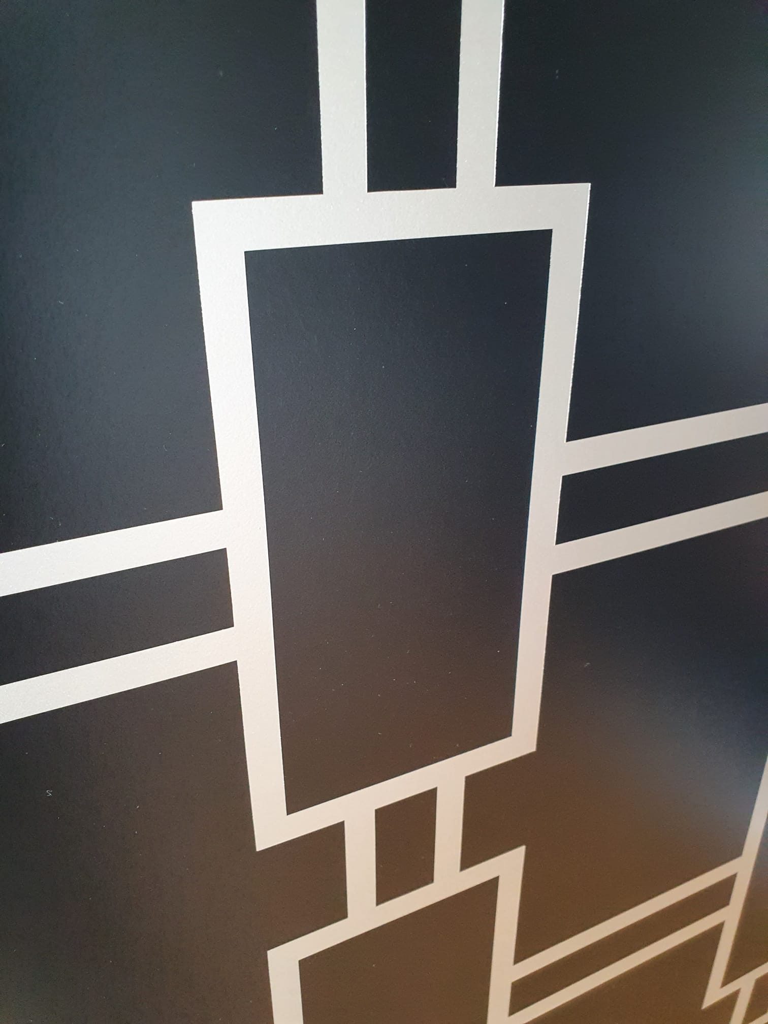 Tableau de Gilbert Gendre - argenté sur fond noir – Image 6