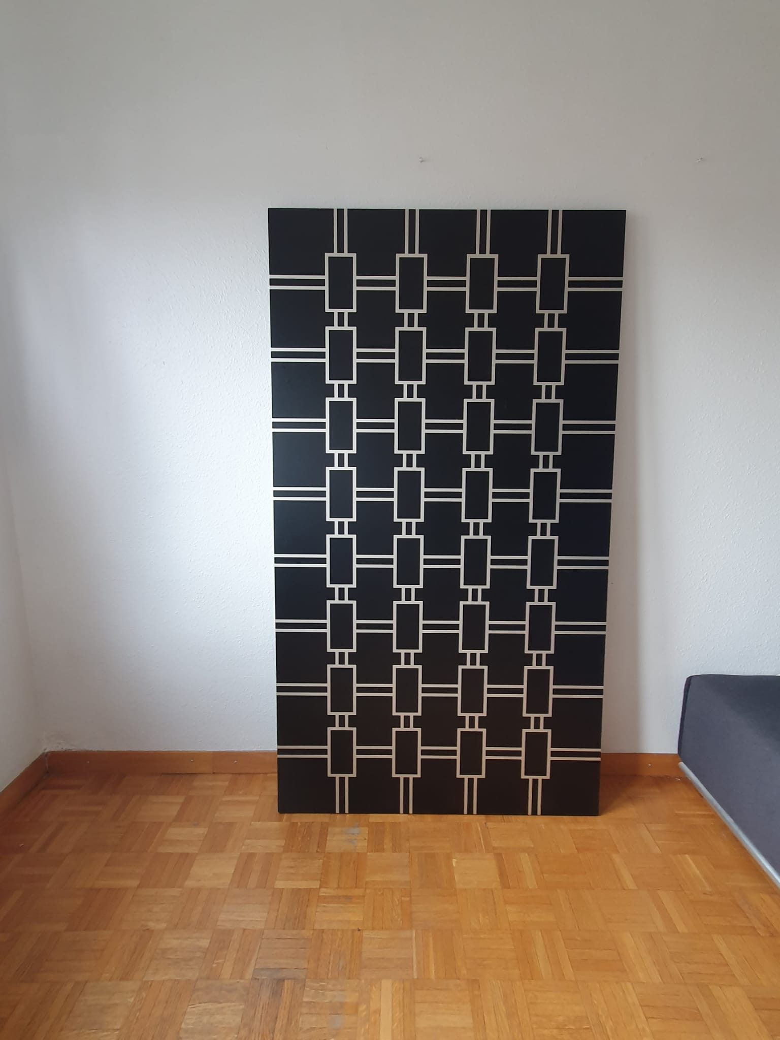 Tableau de Gilbert Gendre - argenté sur fond noir – Image 8