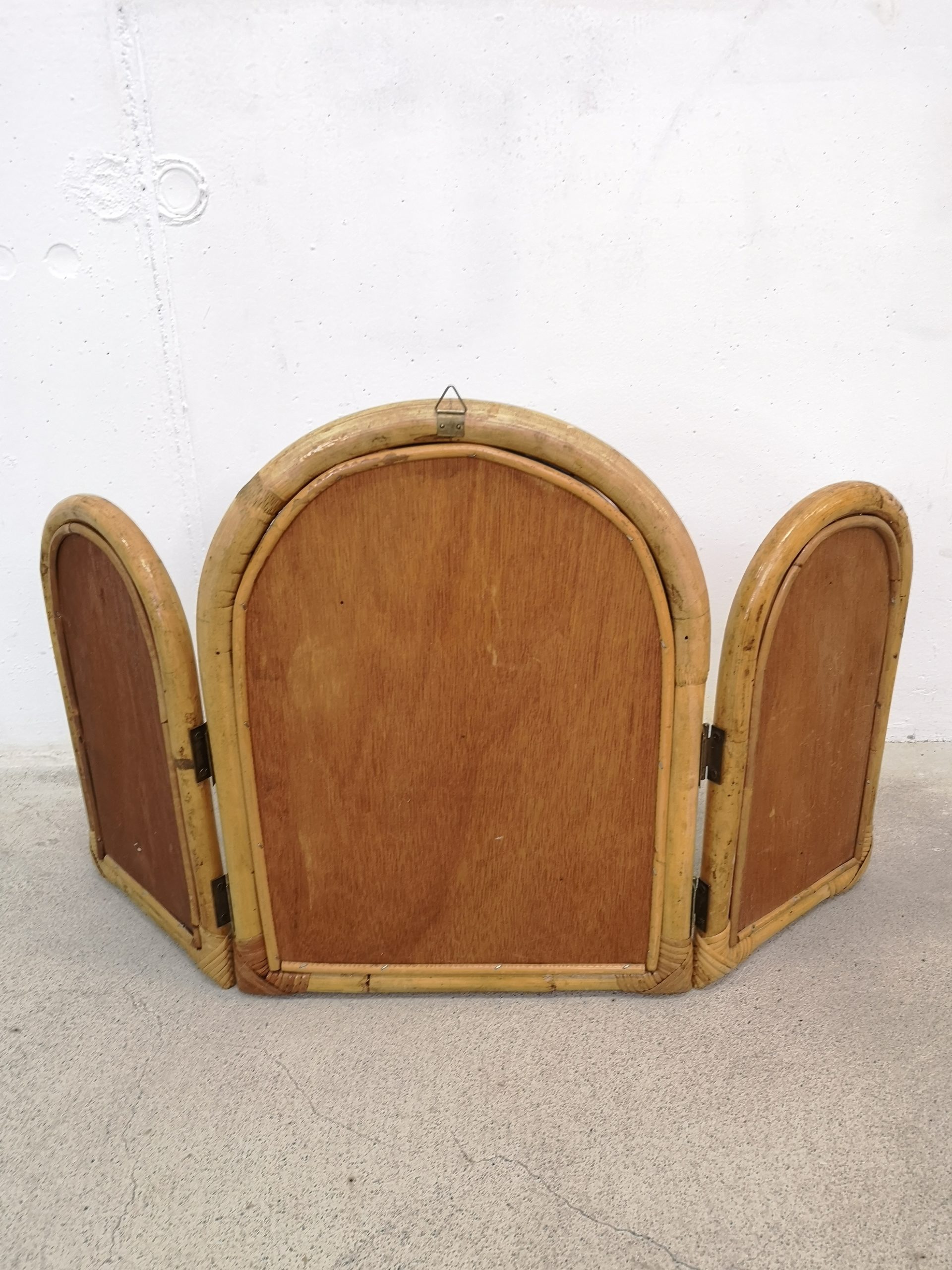 Miroir triptyque en bambou – Image 7