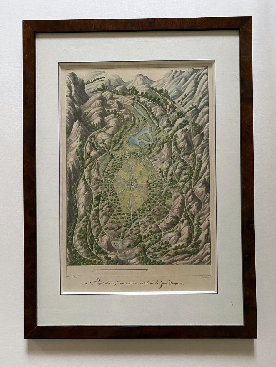 Lithographie de Gabriel Thouin "Projet d’une ferme expérimentale de la zone Torride" – Image 2