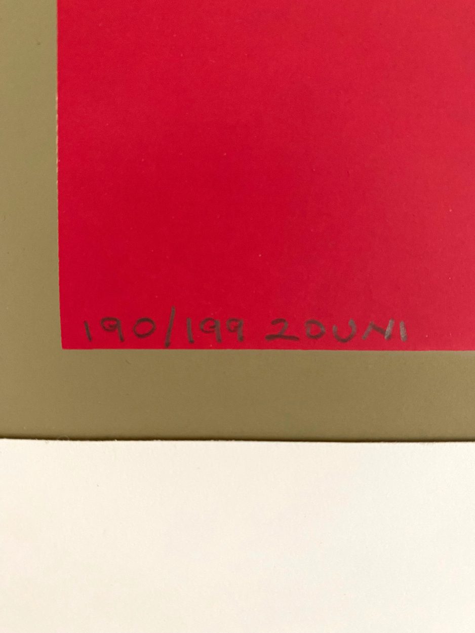 Sérigraphie de Opy Zouni - 1986 – Bild 2