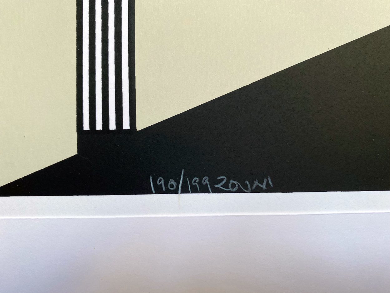 Sérigraphie de Opy Zouni - 1986 – Image 3