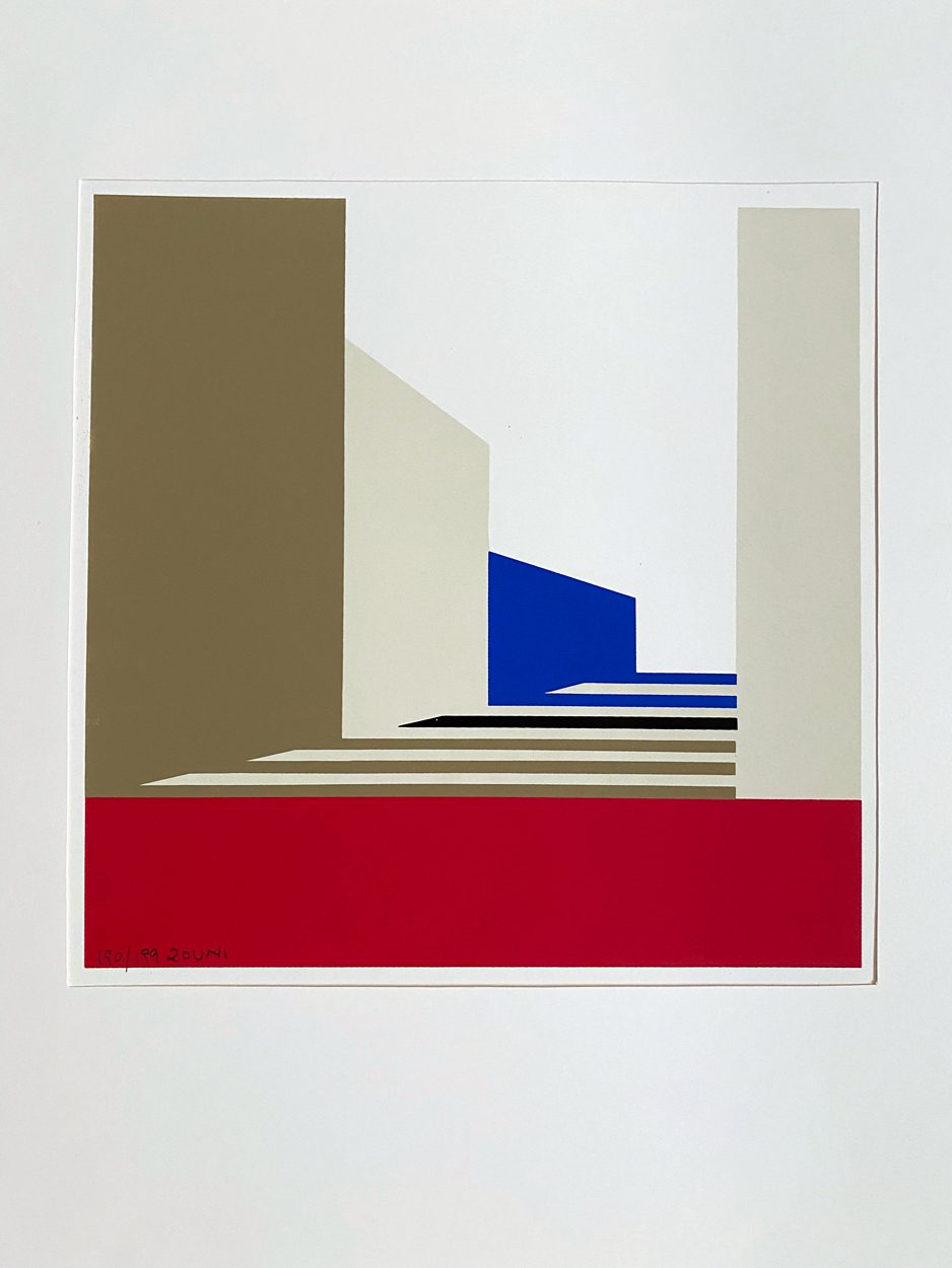 Sérigraphie de Opy Zouni - 1986 – Bild 2