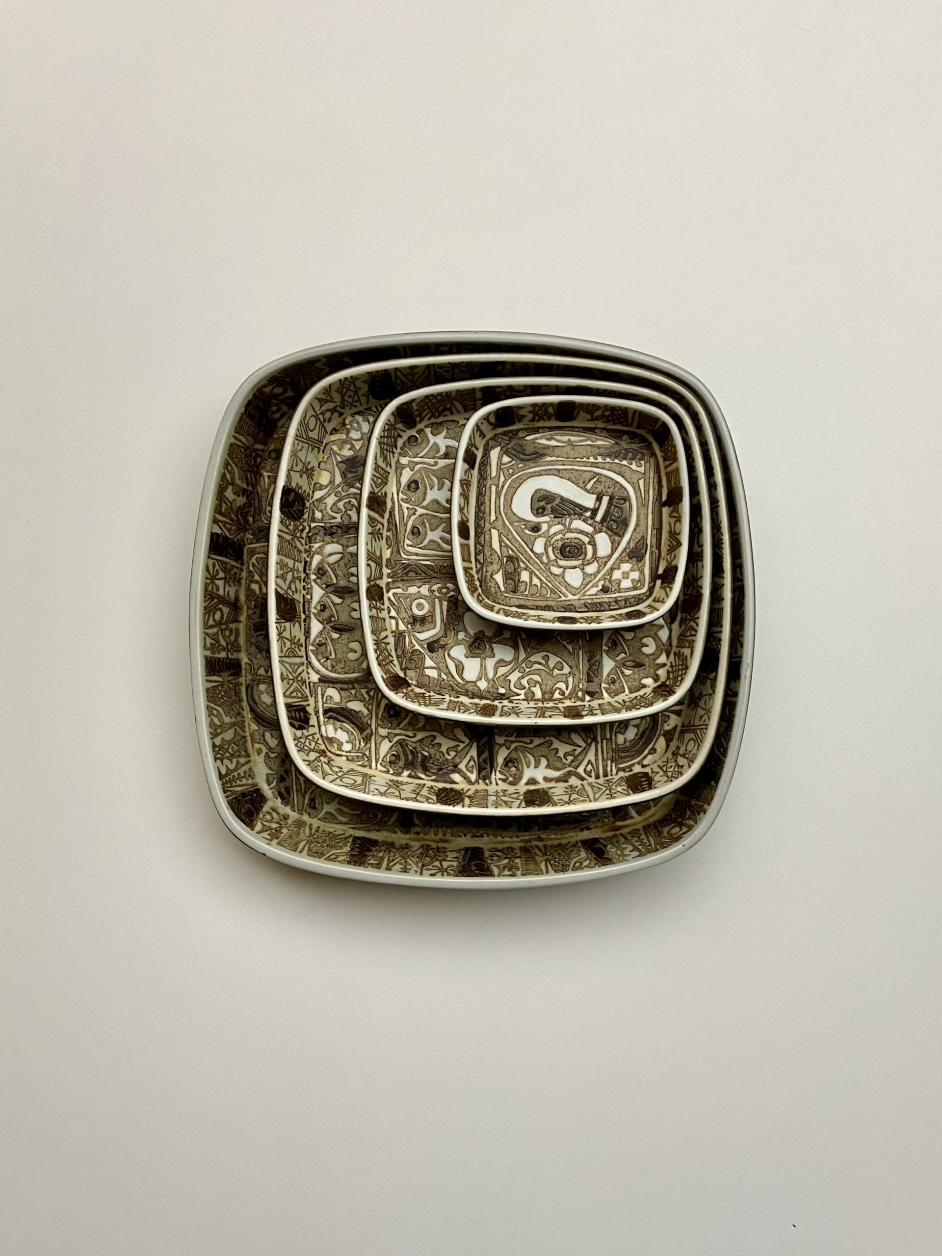 Ensemble de 4 plats Royal Copenhagen – Image 3