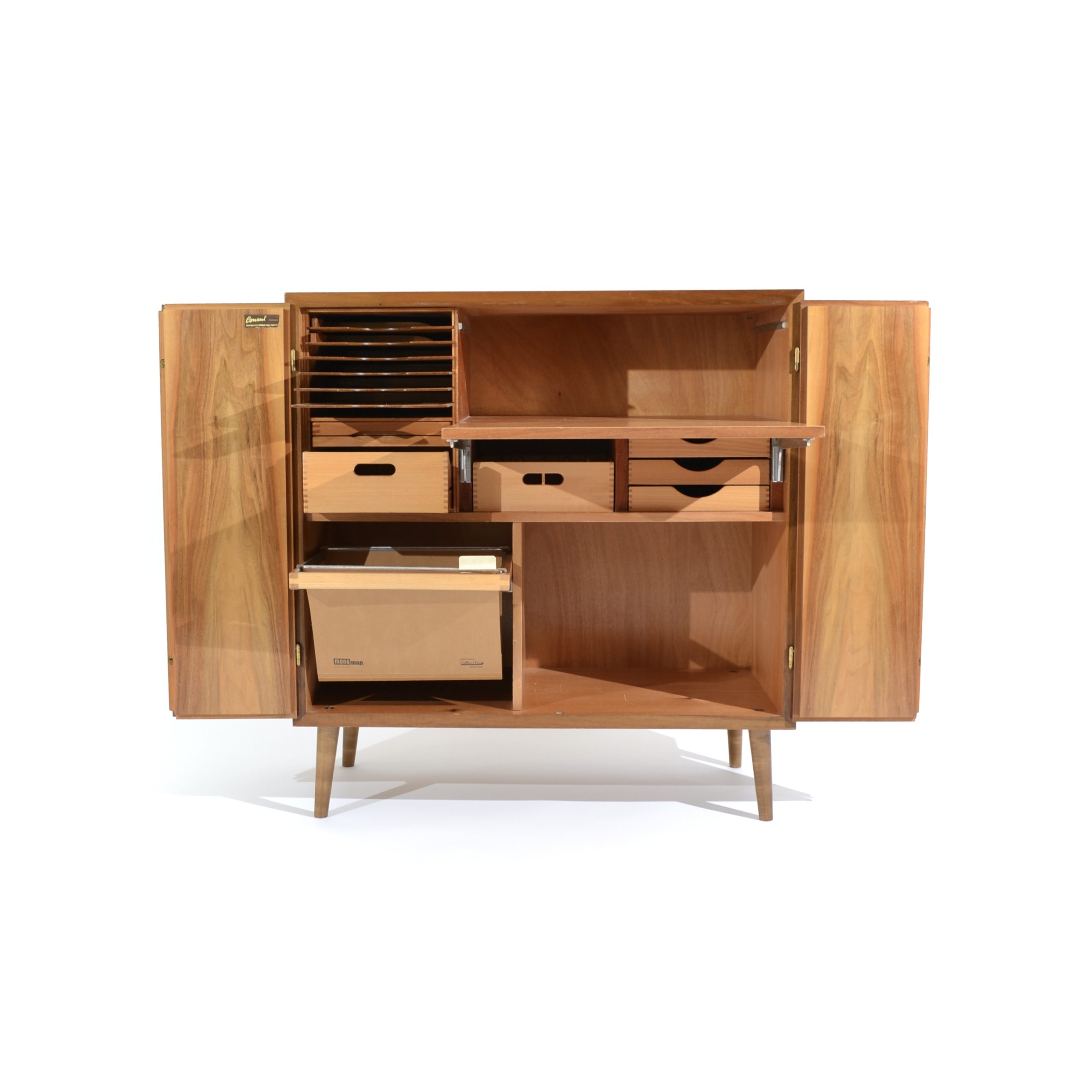 Secrétaire en noyer par Consul Mobel, Suisse, 1960's – Image 3