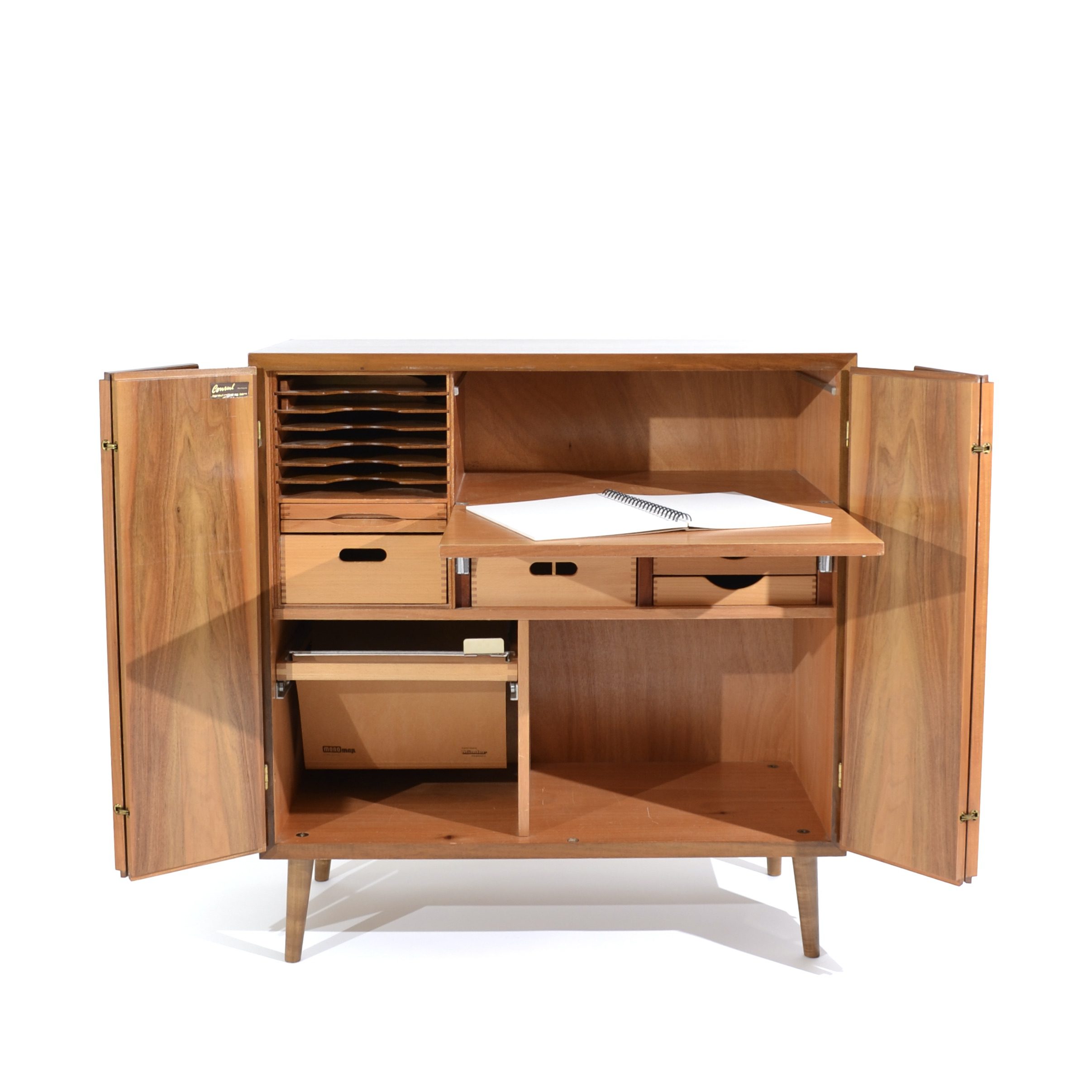Secrétaire en noyer par Consul Mobel, Suisse, 1960's – Image 2