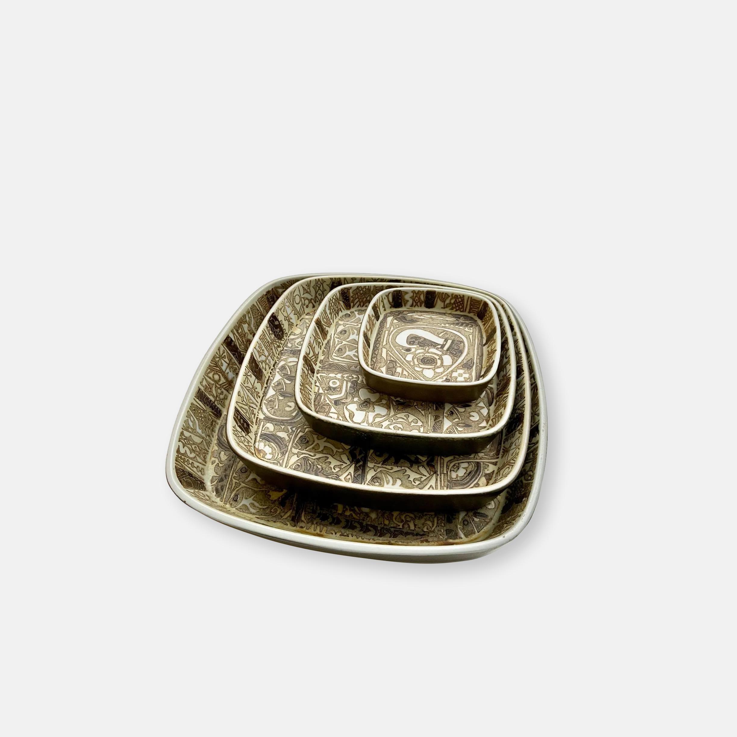 Ensemble de 4 plats Royal Copenhagen